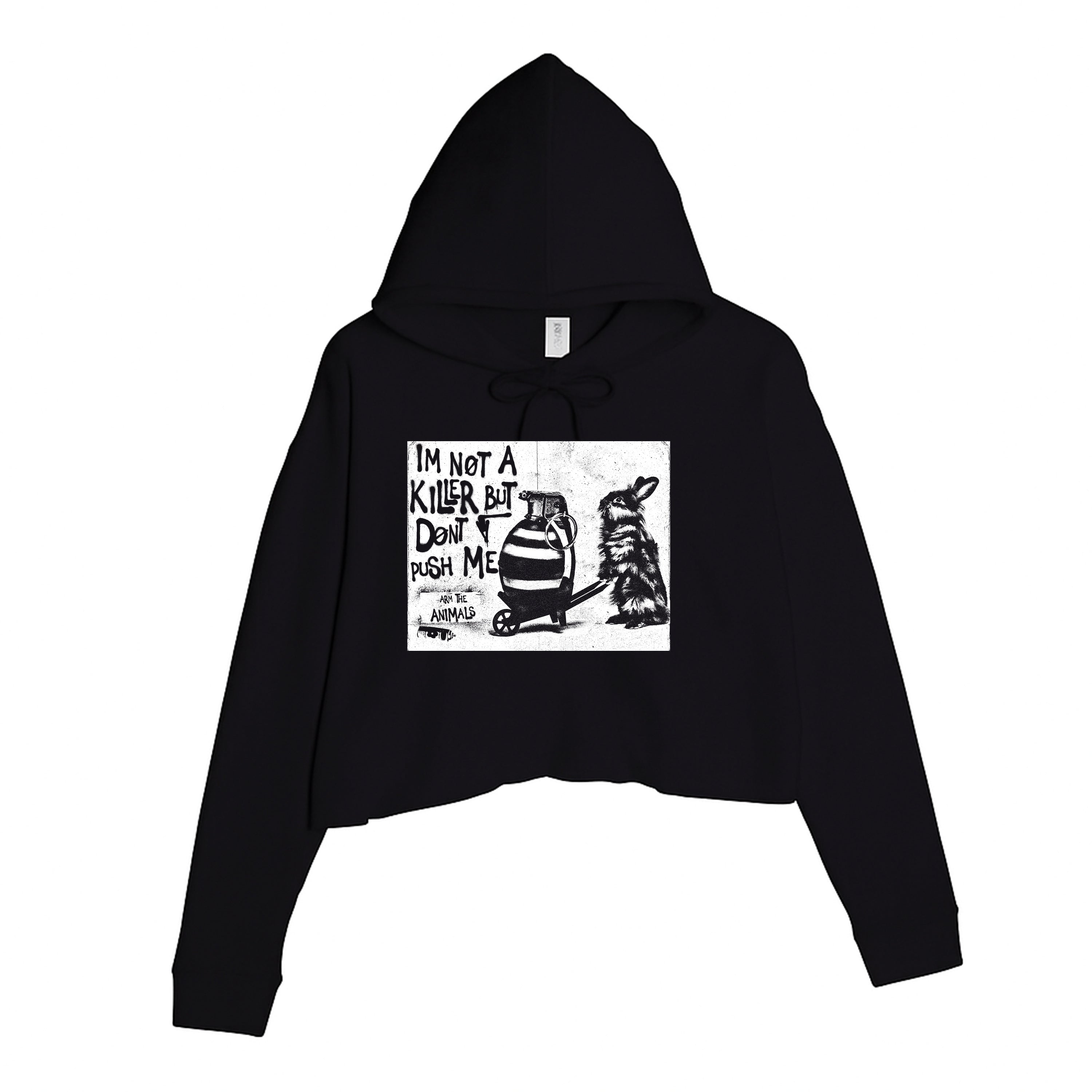 Women's | Don't Push Me | Crop Hoodie