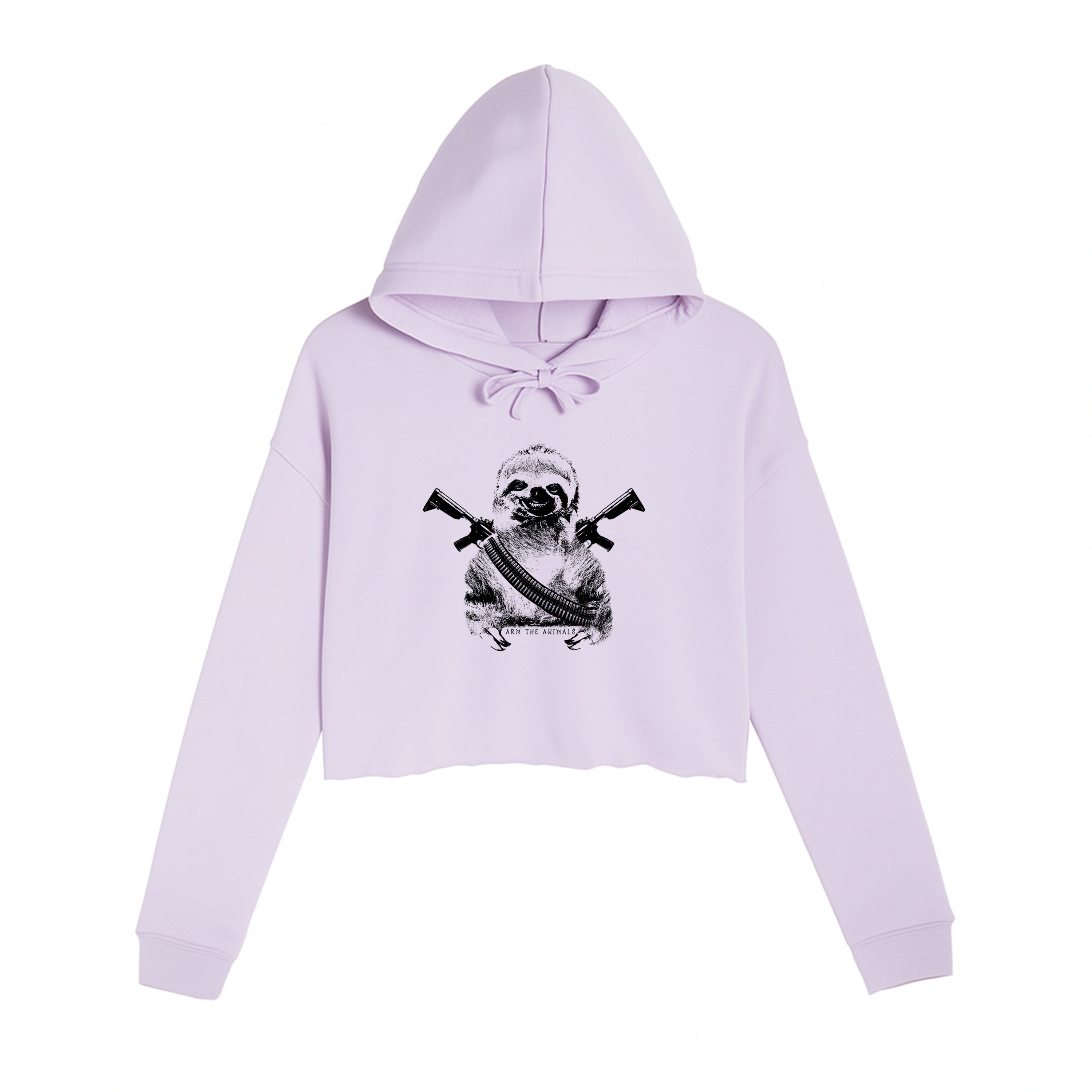 Women's | Artillery Sloth | Crop Hoodie