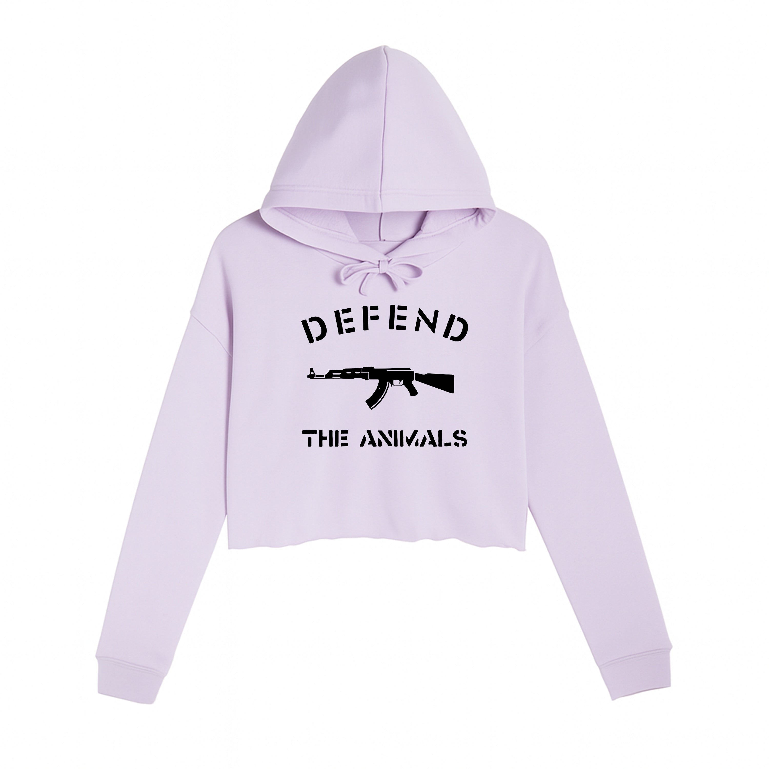 Women's | Defend The Animals | Crop Hoodie