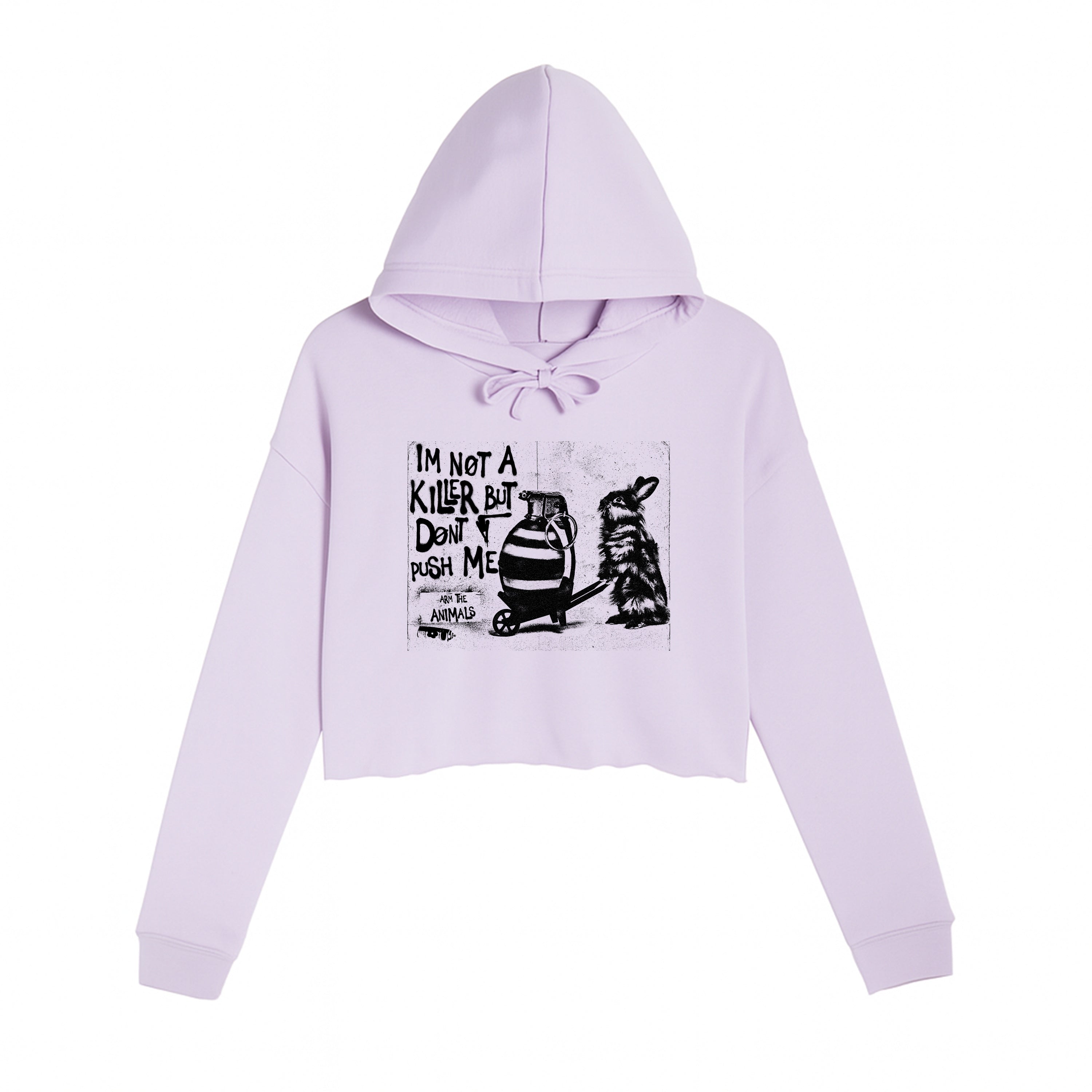 Women's | Don't Push Me | Crop Hoodie
