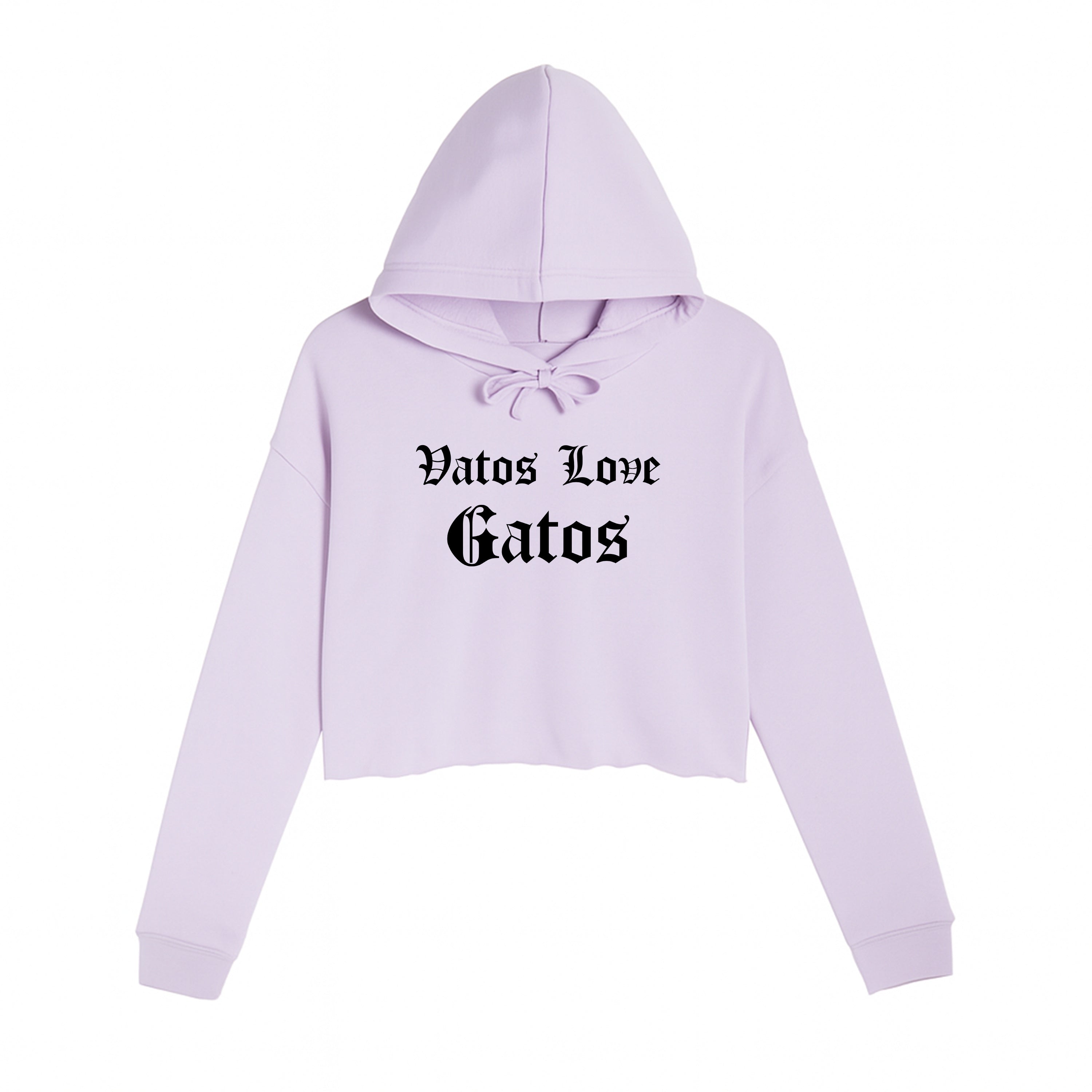 Women's | Vatos Love Gatos | Crop Hoodie