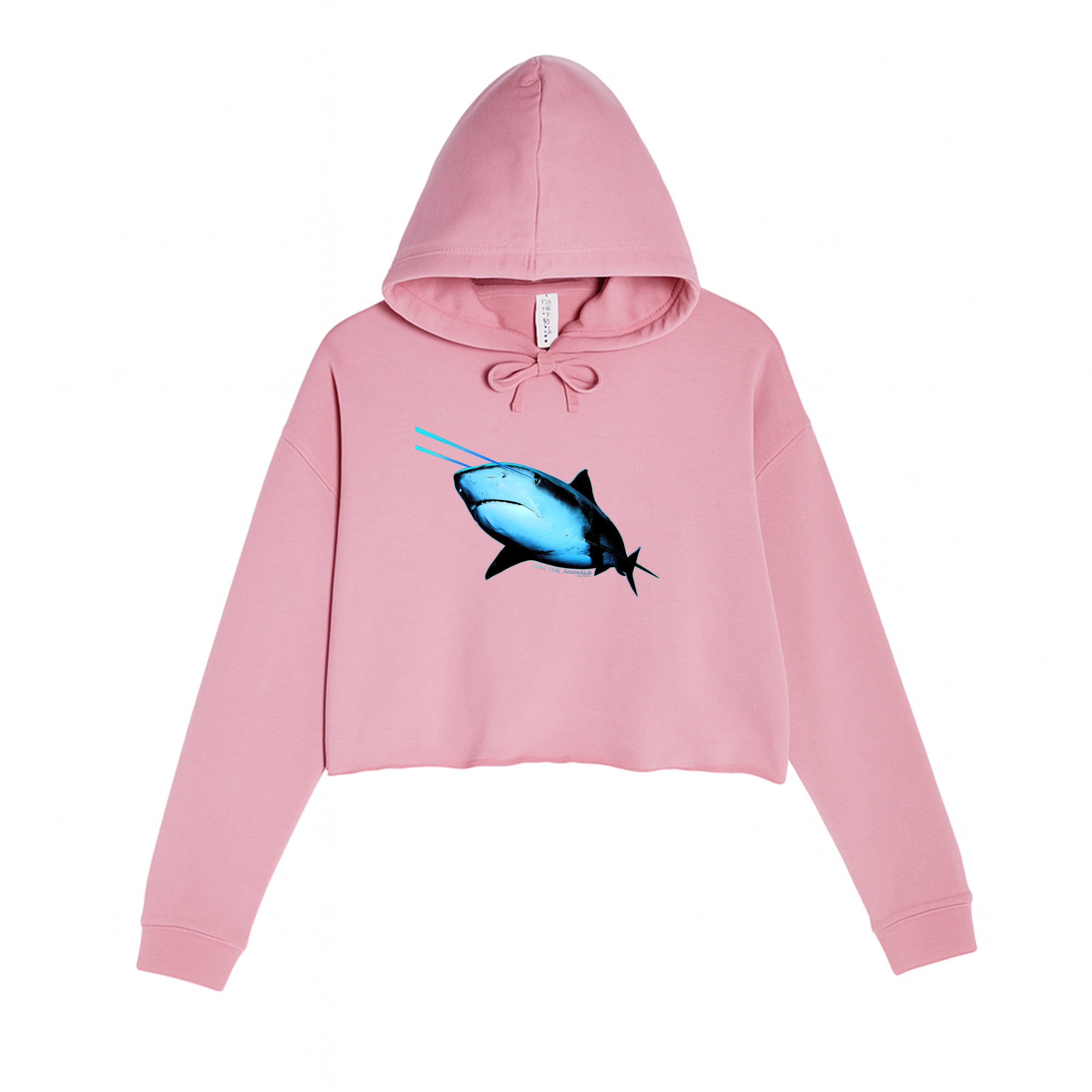 Women's | Laser Eye Shark | Crop Hoodie
