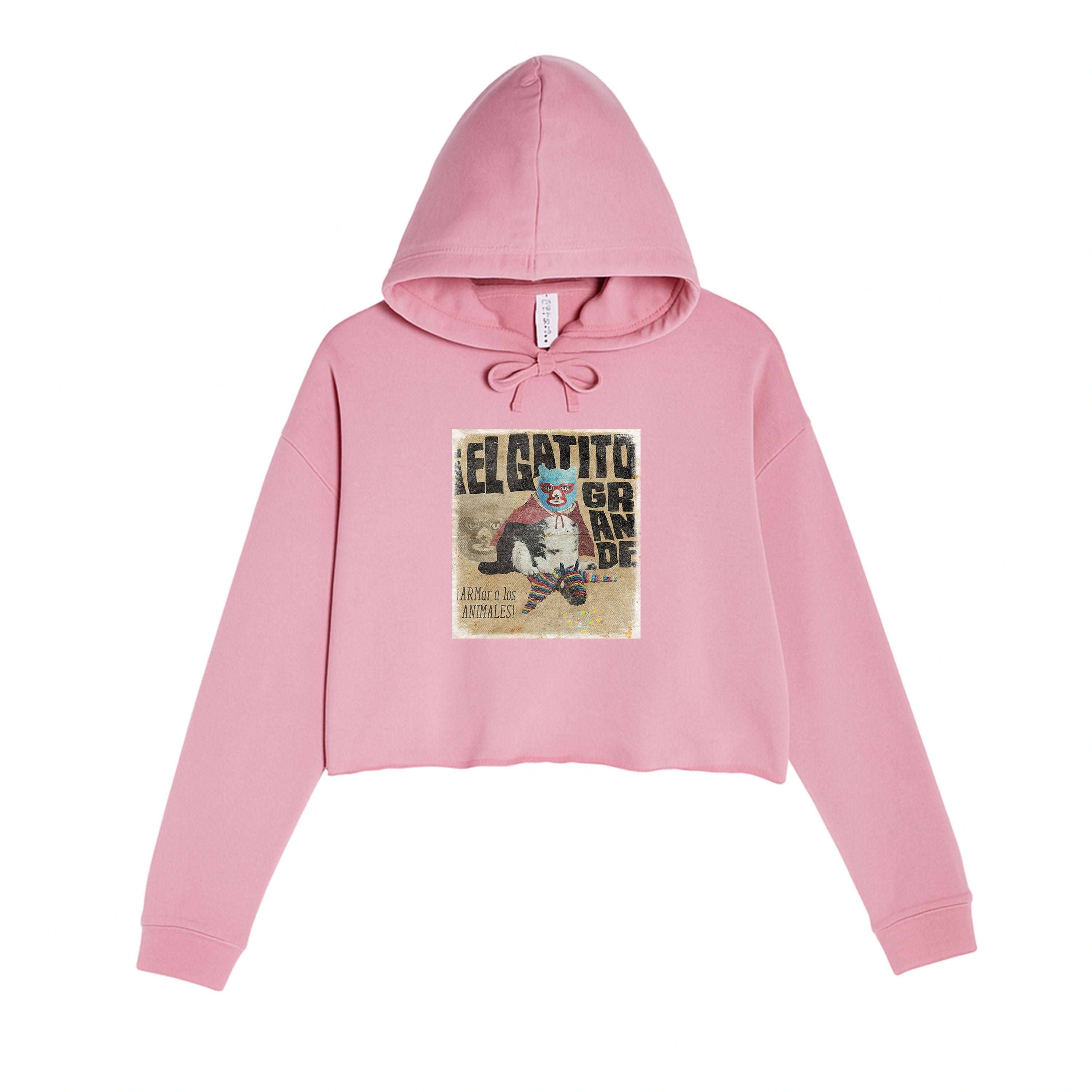 Women's | El Gatito Grande | Crop Hoodie