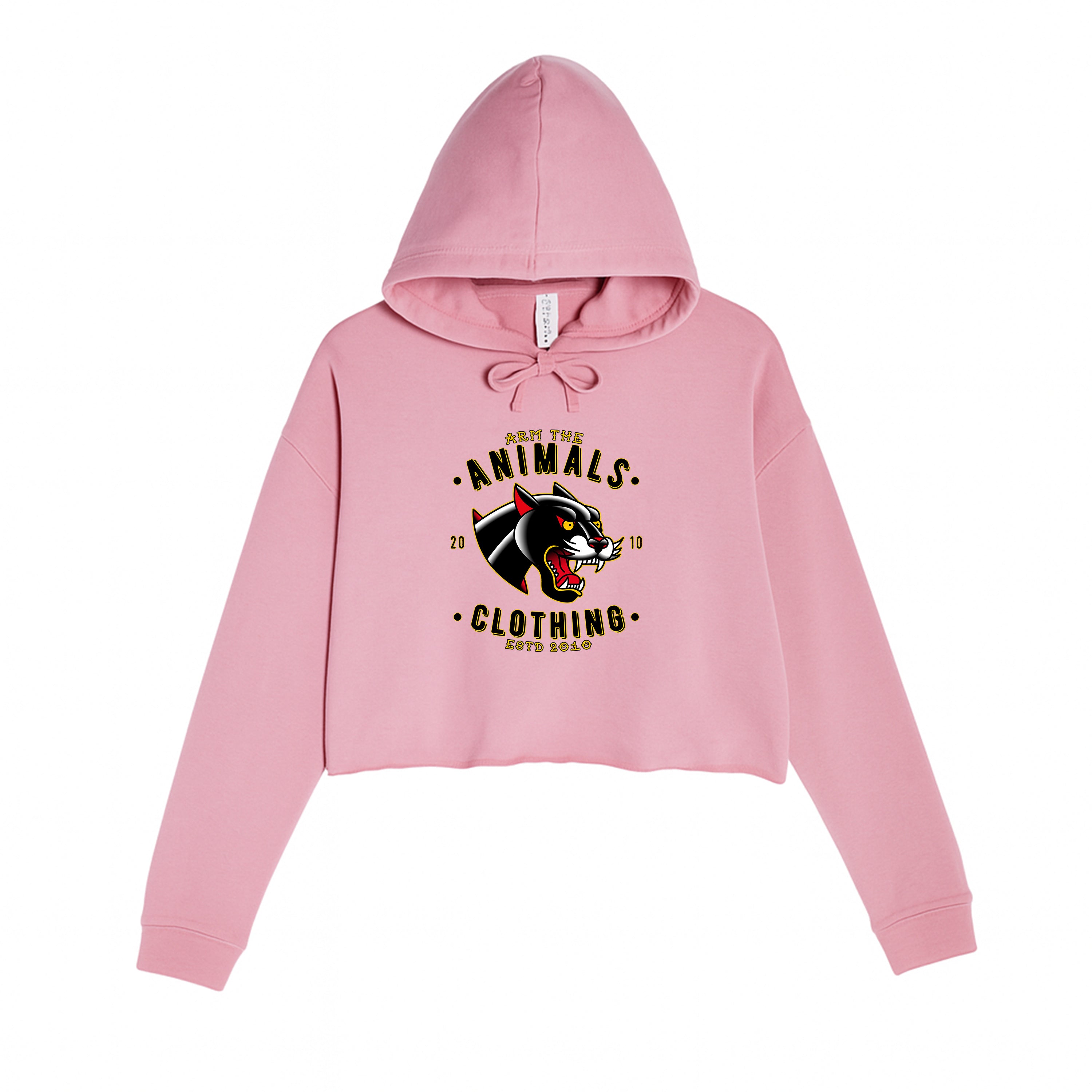 Women's | Varsity Panther | Crop Hoodie