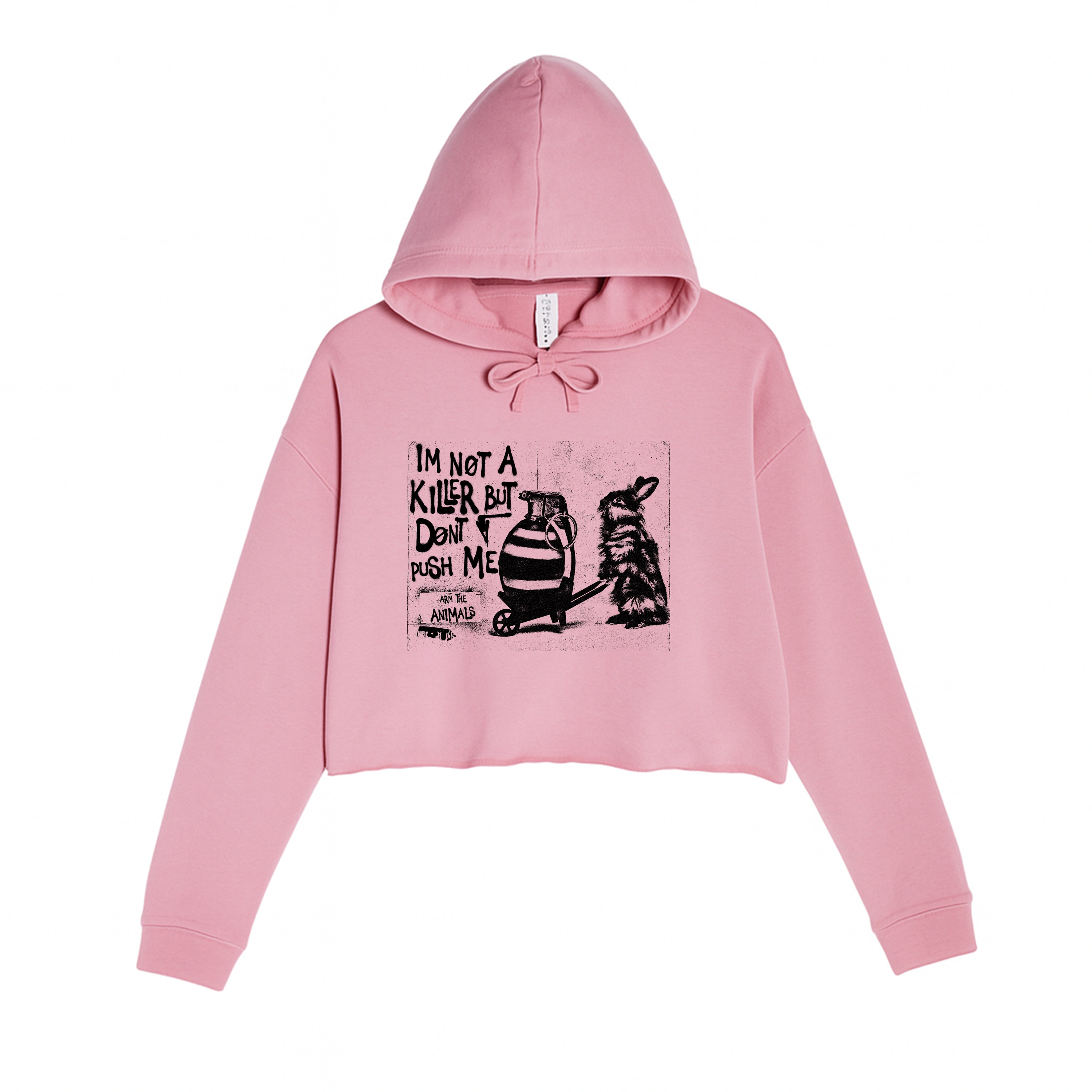Women's | Don't Push Me | Crop Hoodie