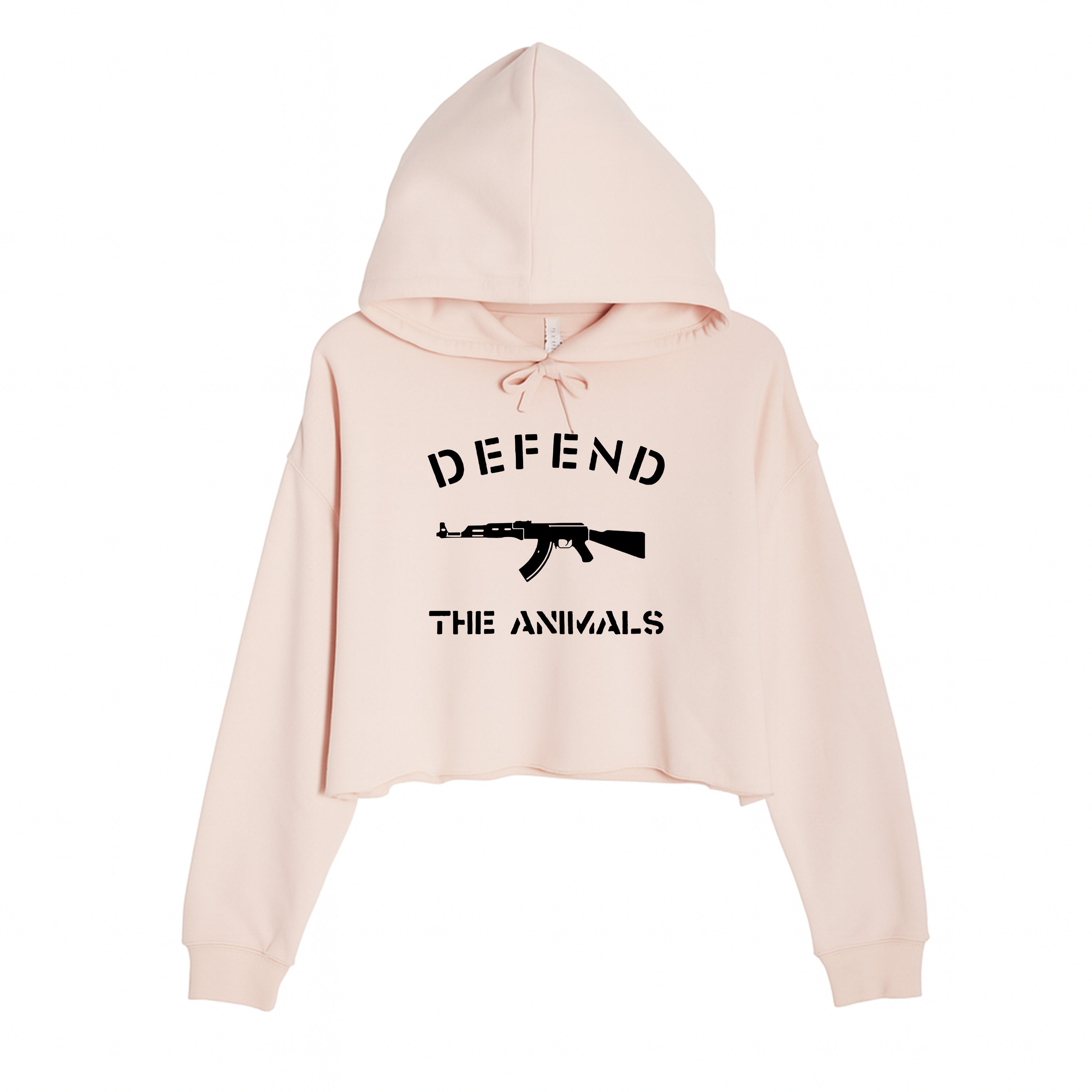 Women's | Defend The Animals | Crop Hoodie