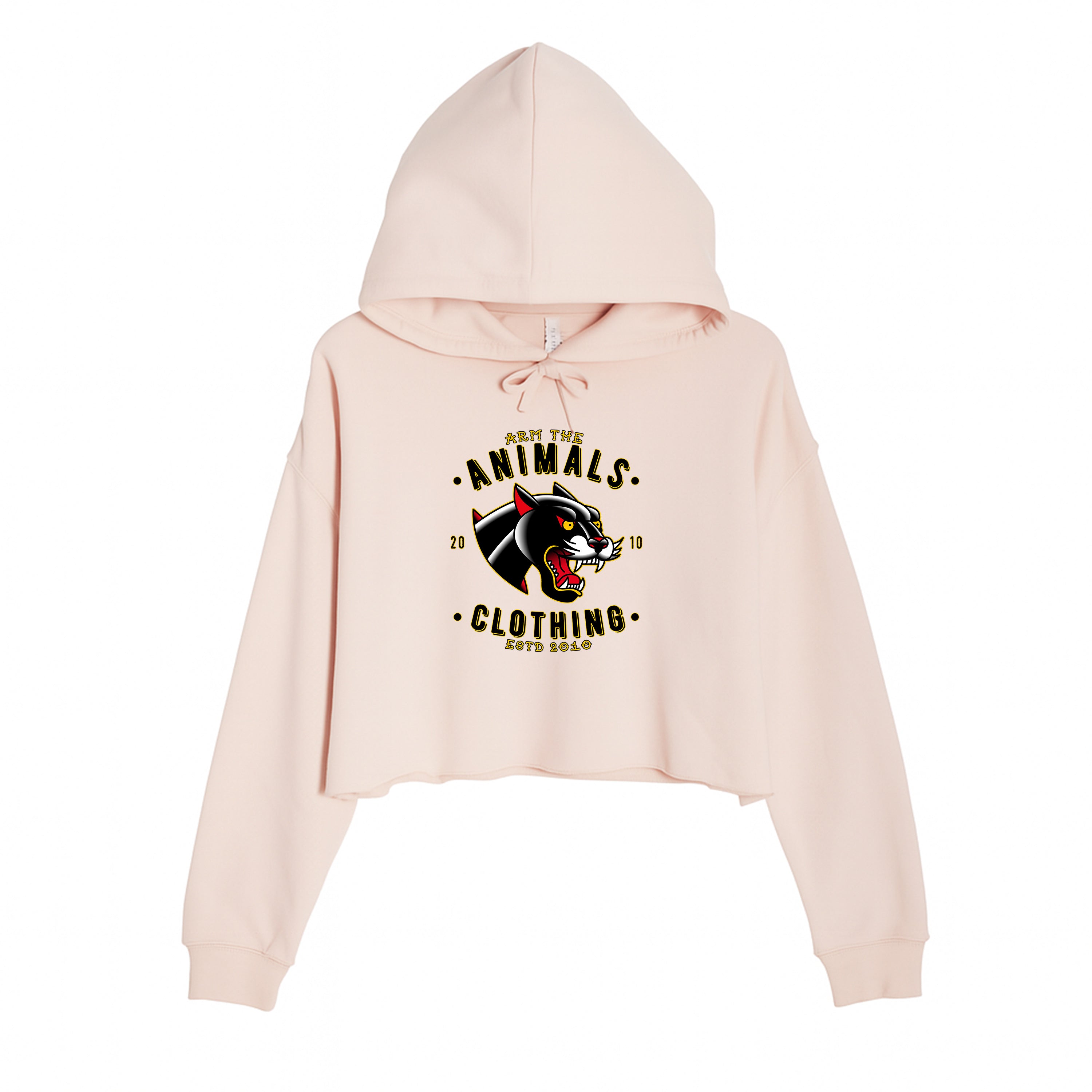 Women's | Varsity Panther | Crop Hoodie