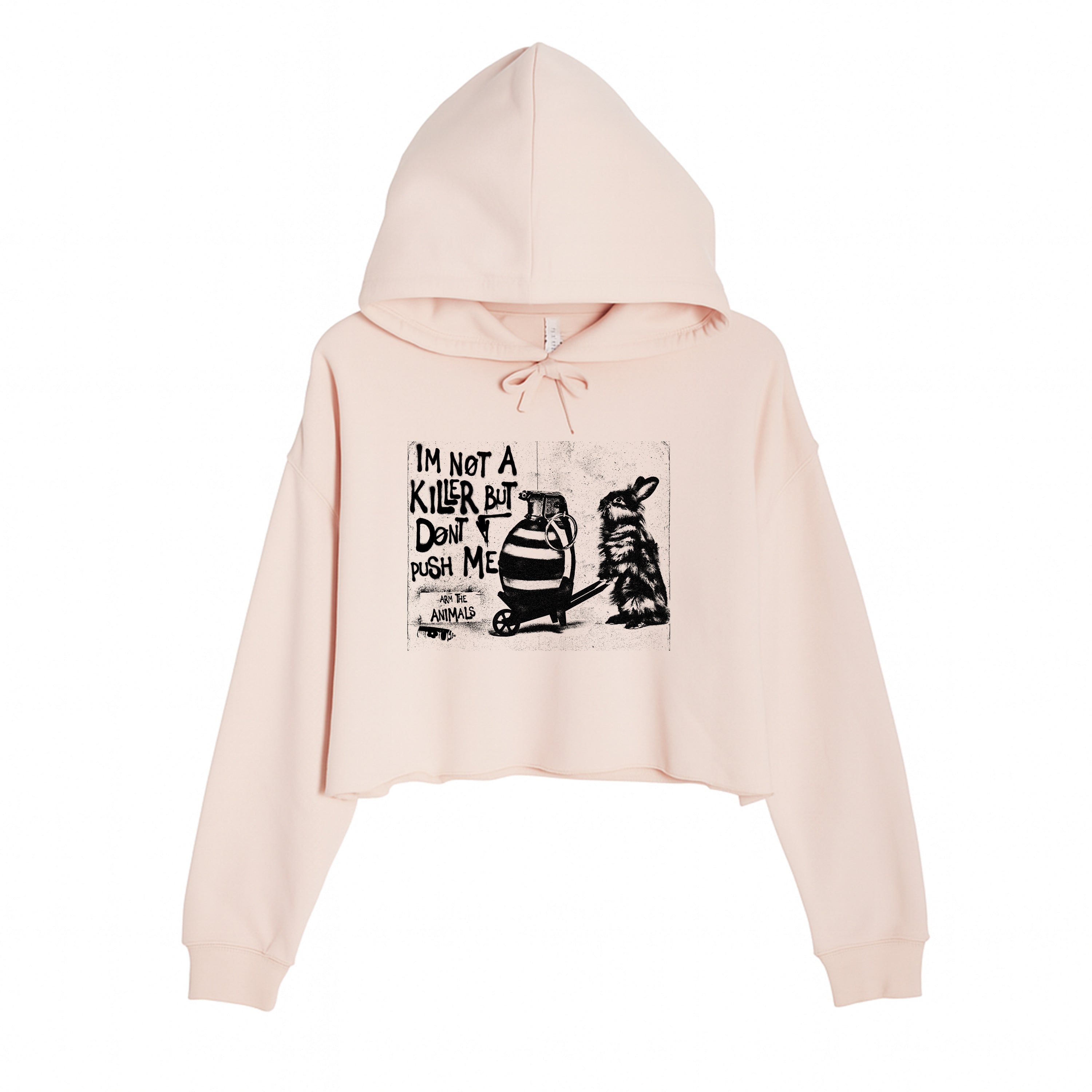 Women's | Don't Push Me | Crop Hoodie