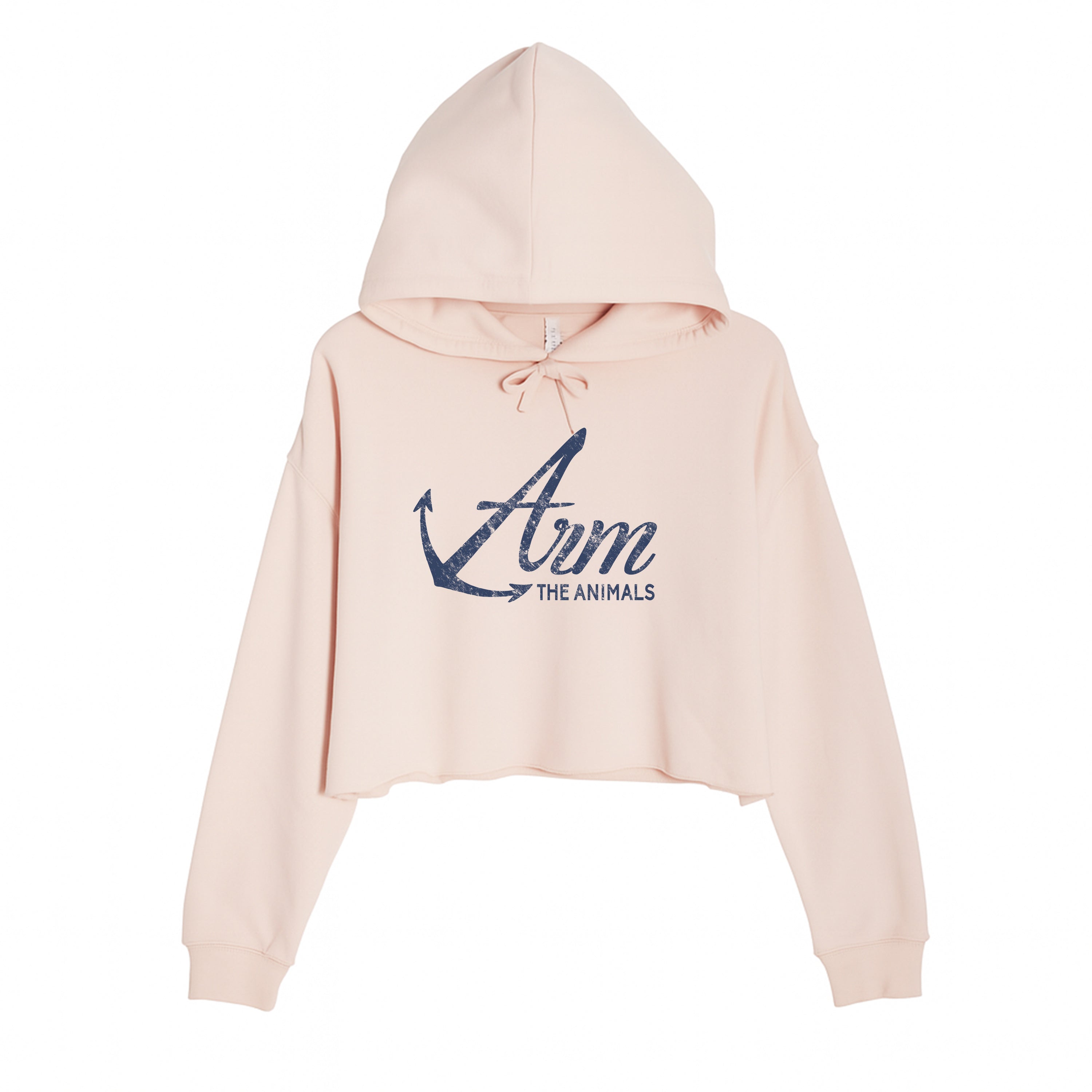 Women's | Armed Anchor | Crop Hoodie