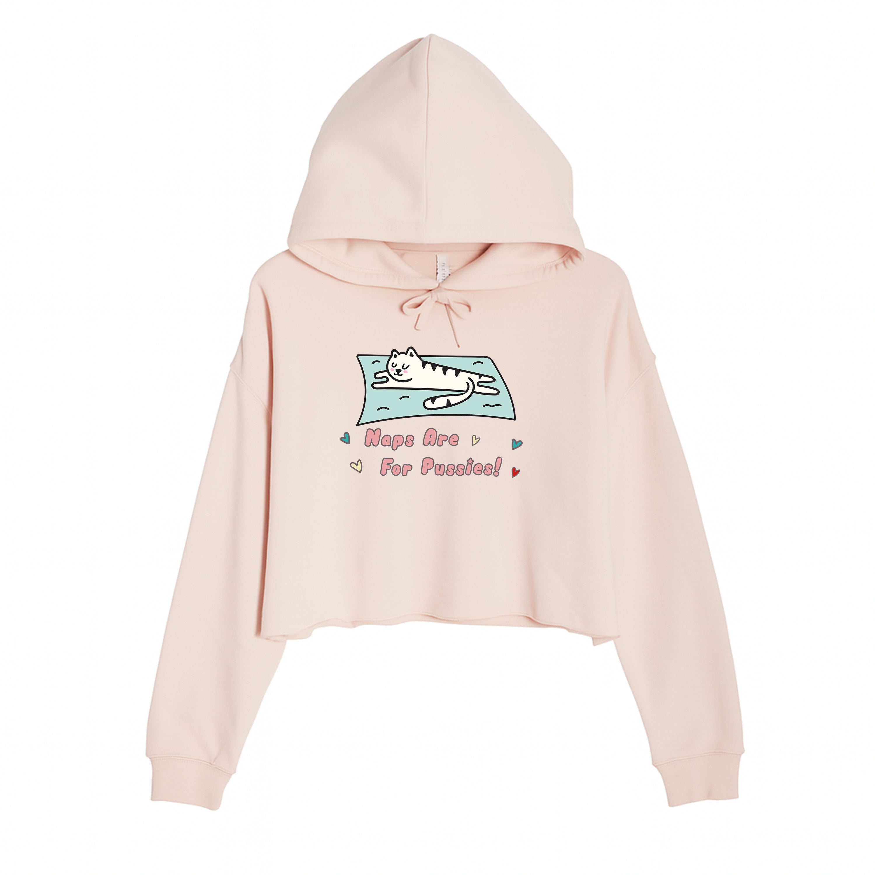 Women's | Naps Are For Pussies | Crop Hoodie