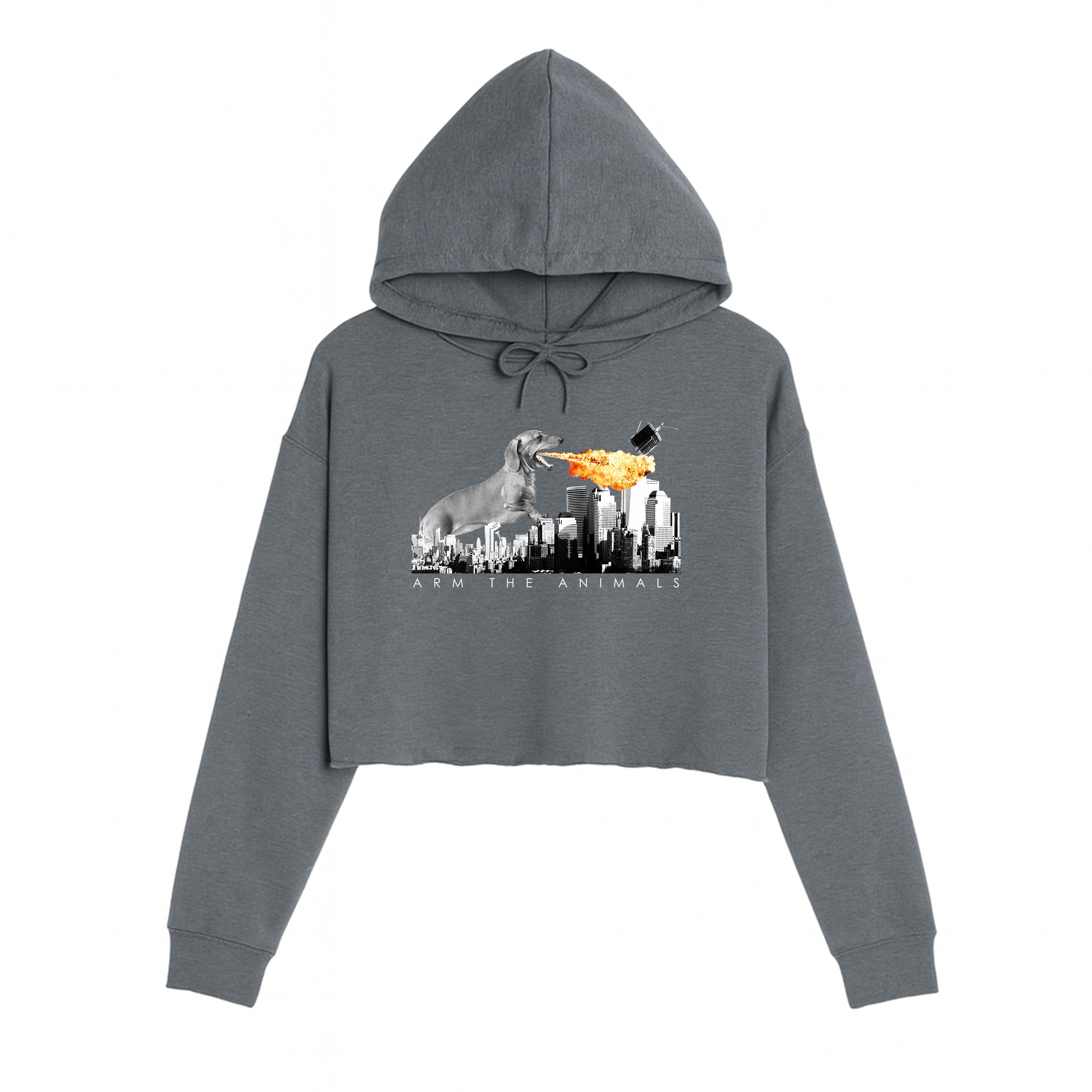 Women's | Dogzilla | Crop Hoodie