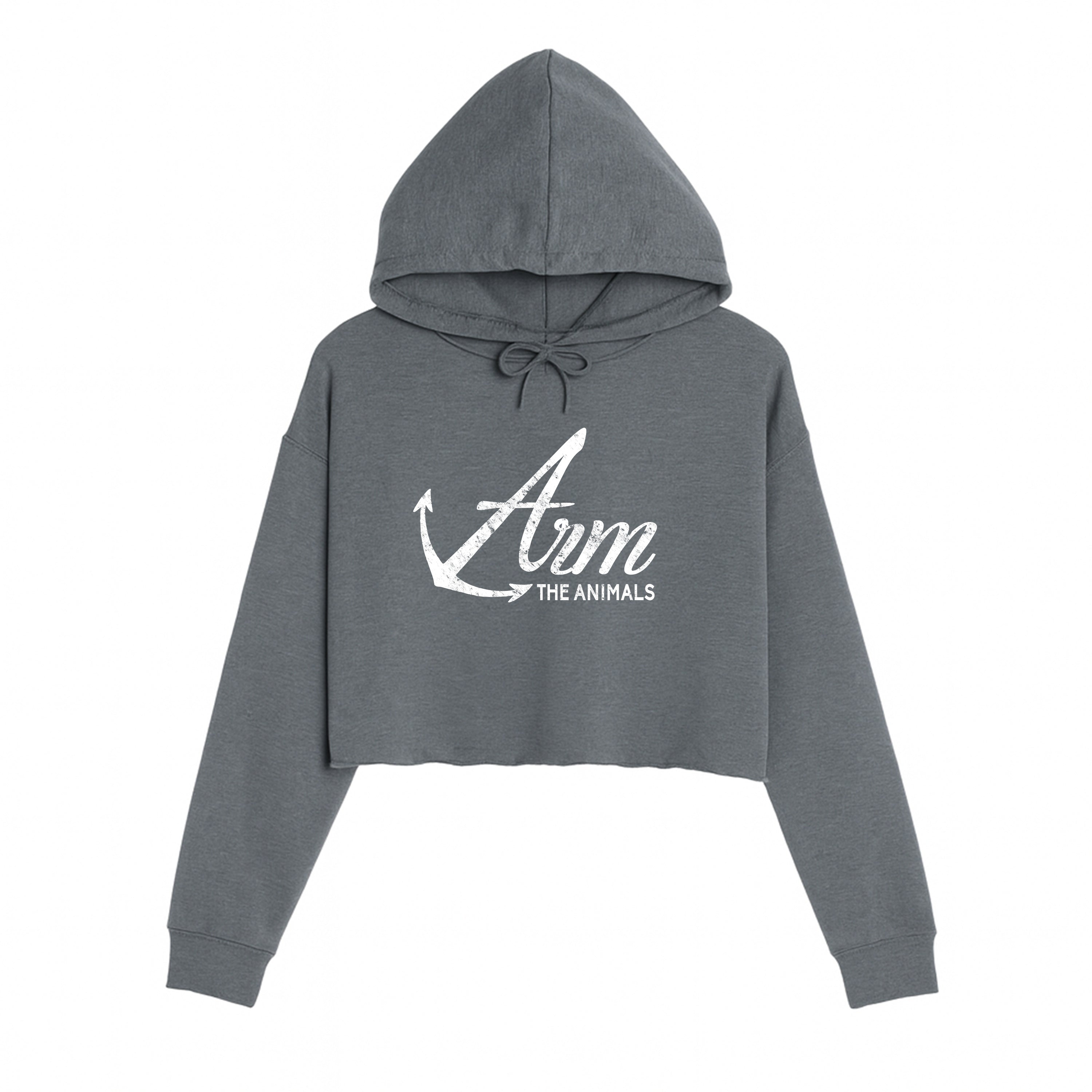 Women's | Armed Anchor | Crop Hoodie
