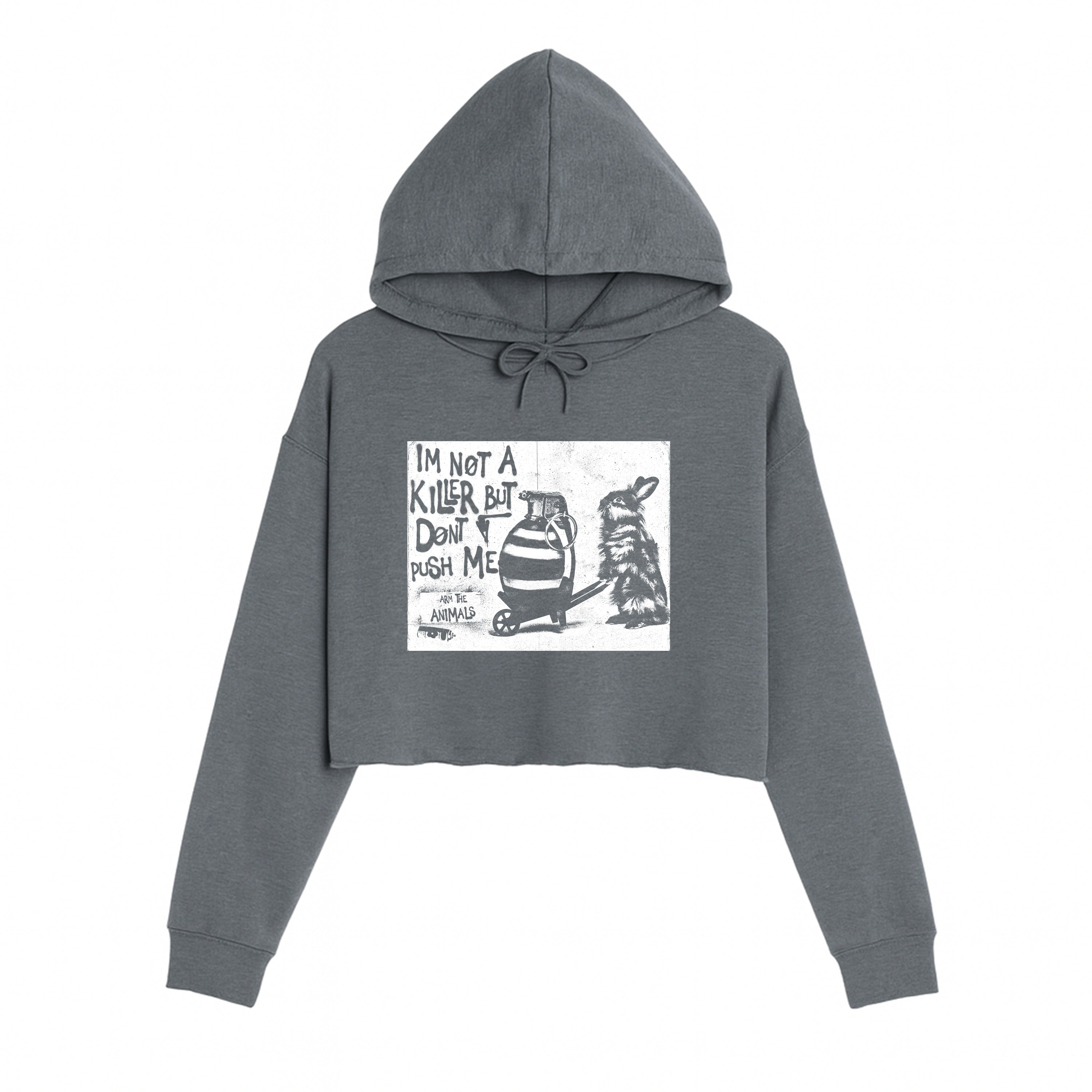 Women's | Don't Push Me | Crop Hoodie