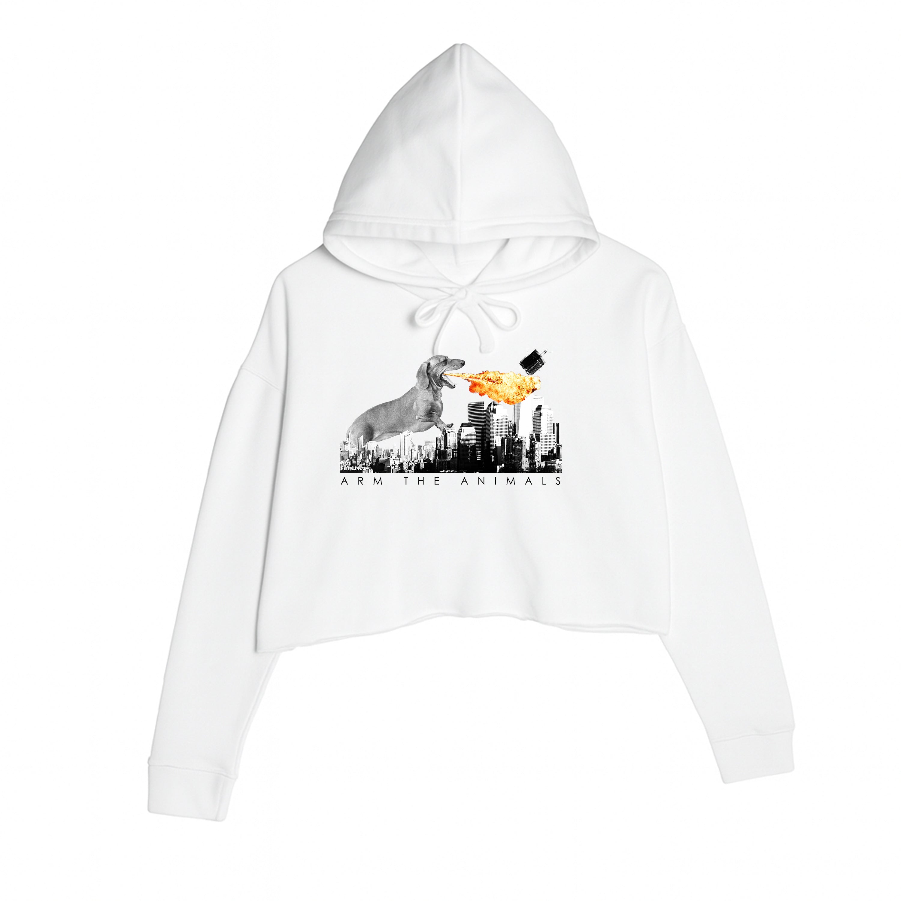 Women's | Dogzilla | Crop Hoodie