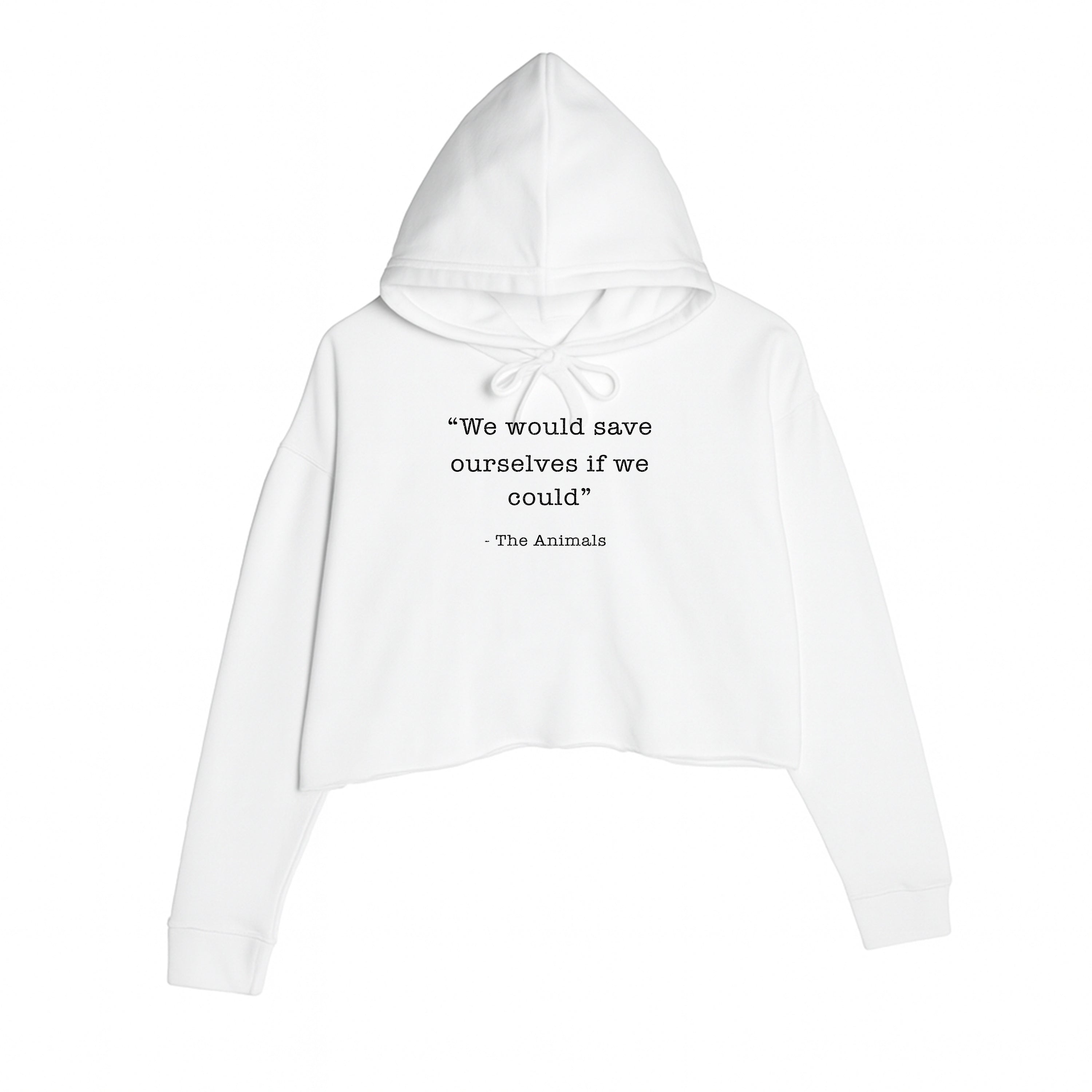 Women's | Save Ourselves | Crop Hoodie