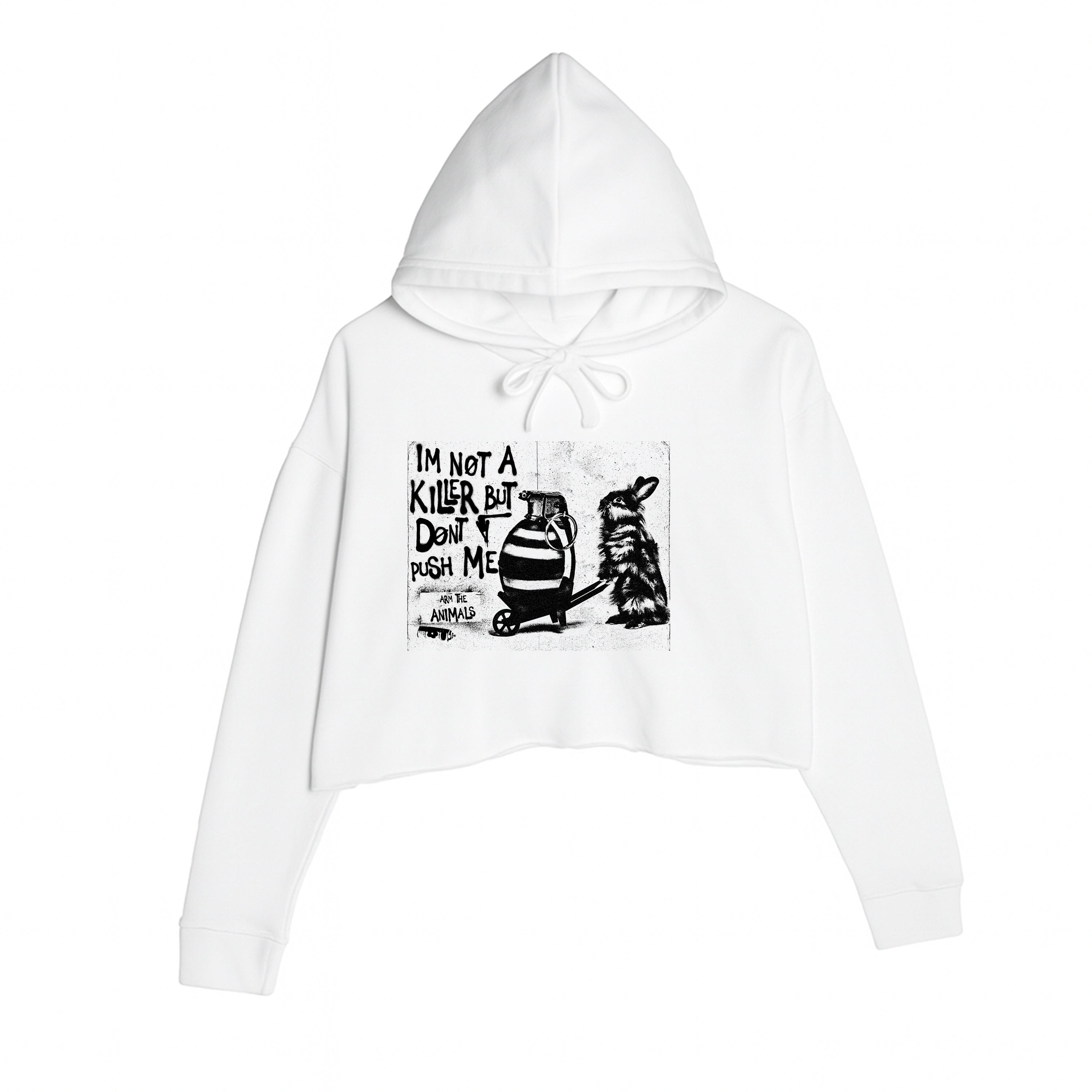Women's | Don't Push Me | Crop Hoodie