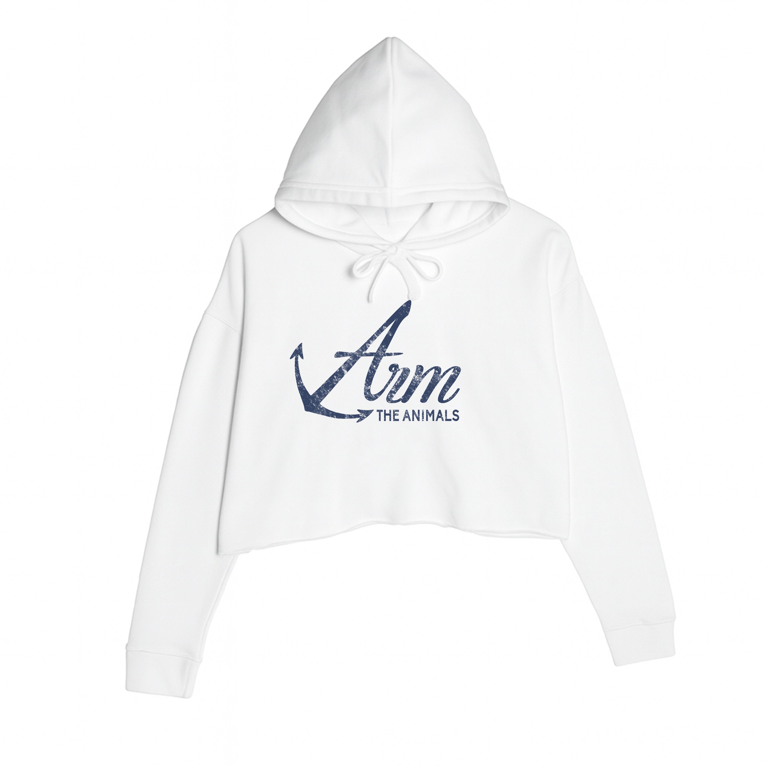 Women's | Armed Anchor | Crop Hoodie