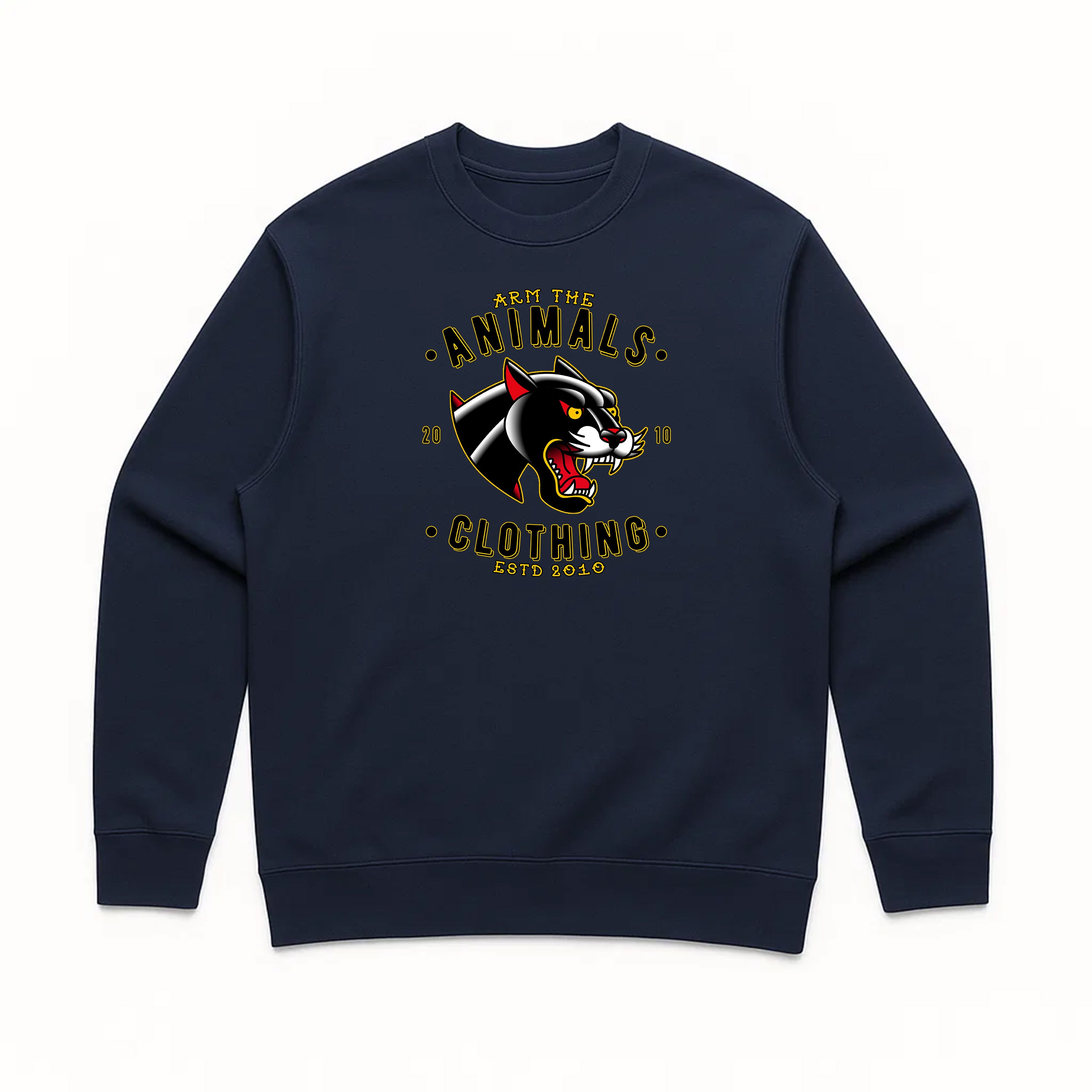 Unisex | Varsity Panther | Crewneck Sweatshirt