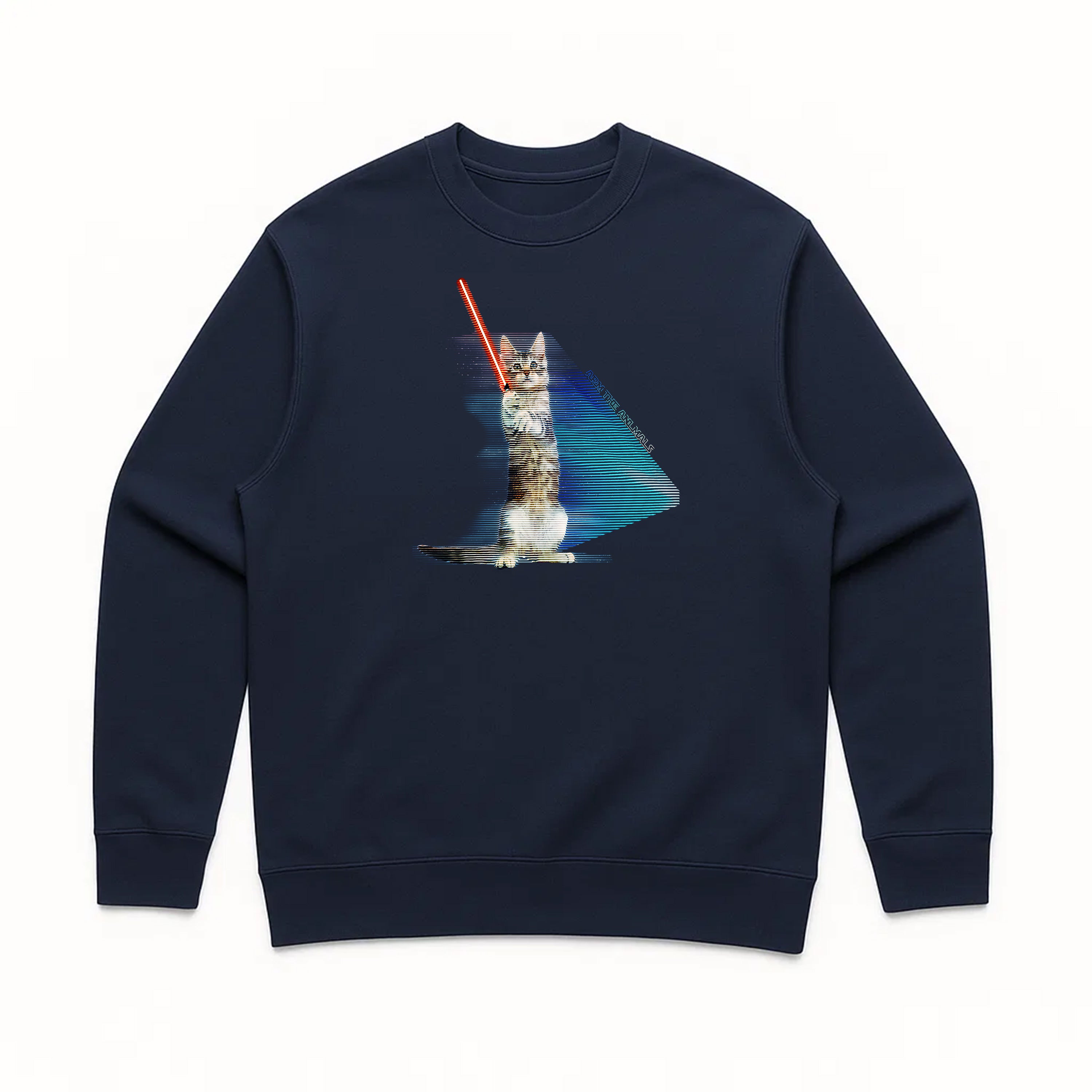 Unisex | Hologram Battle Cat | Crewneck Sweatshirt
