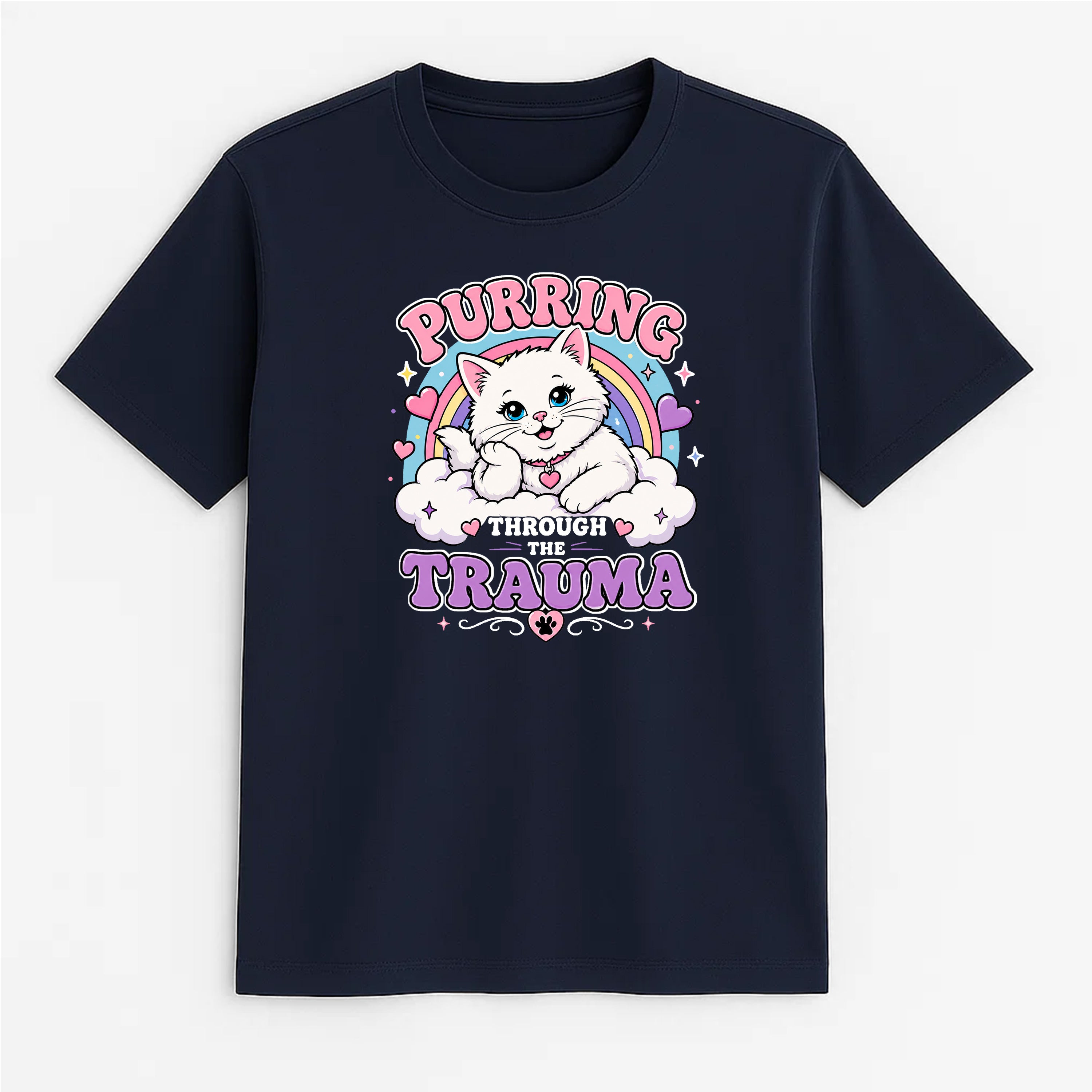 Unisex | Purring Through Trauma | Tee