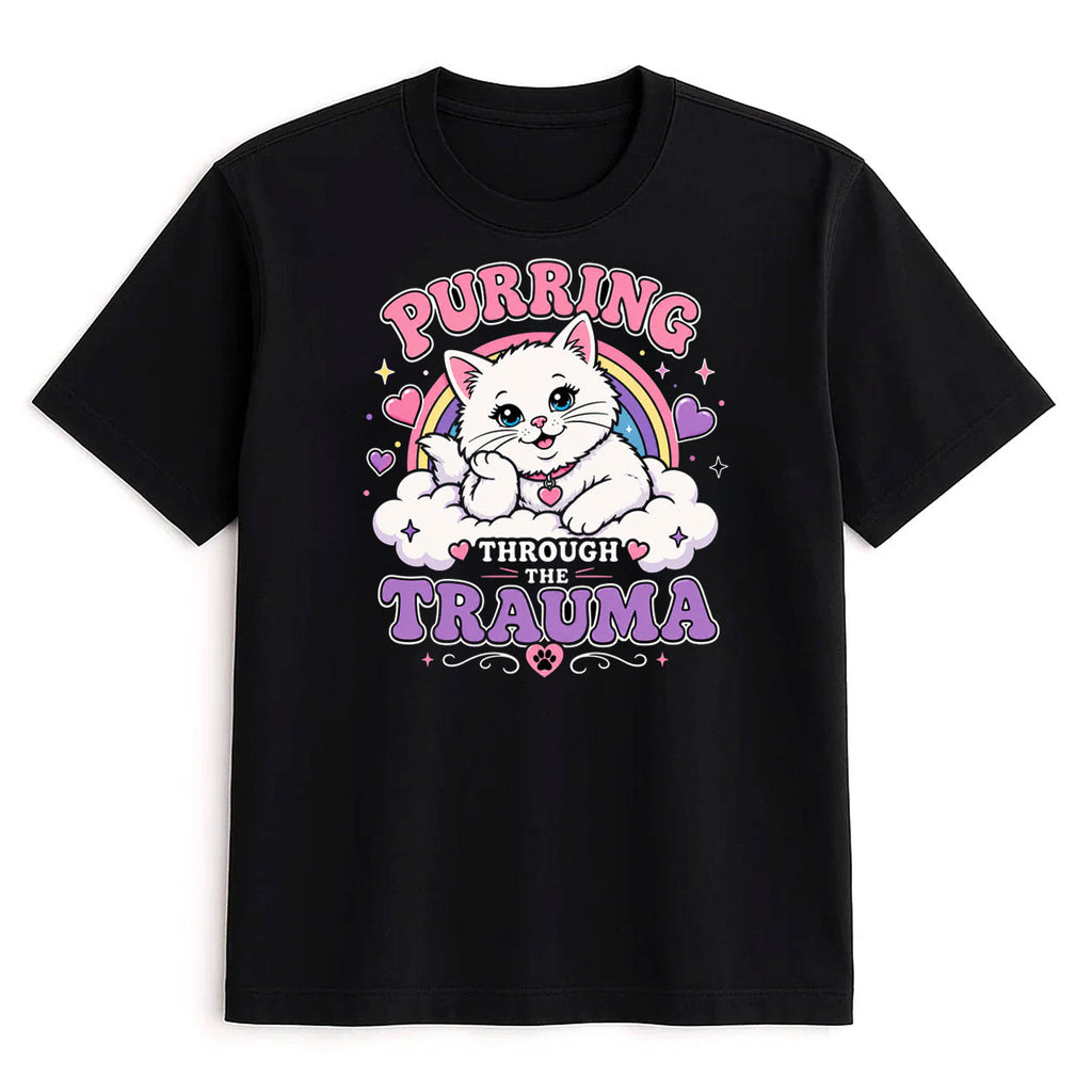 Unisex | Purring Through The Trauma | Tee