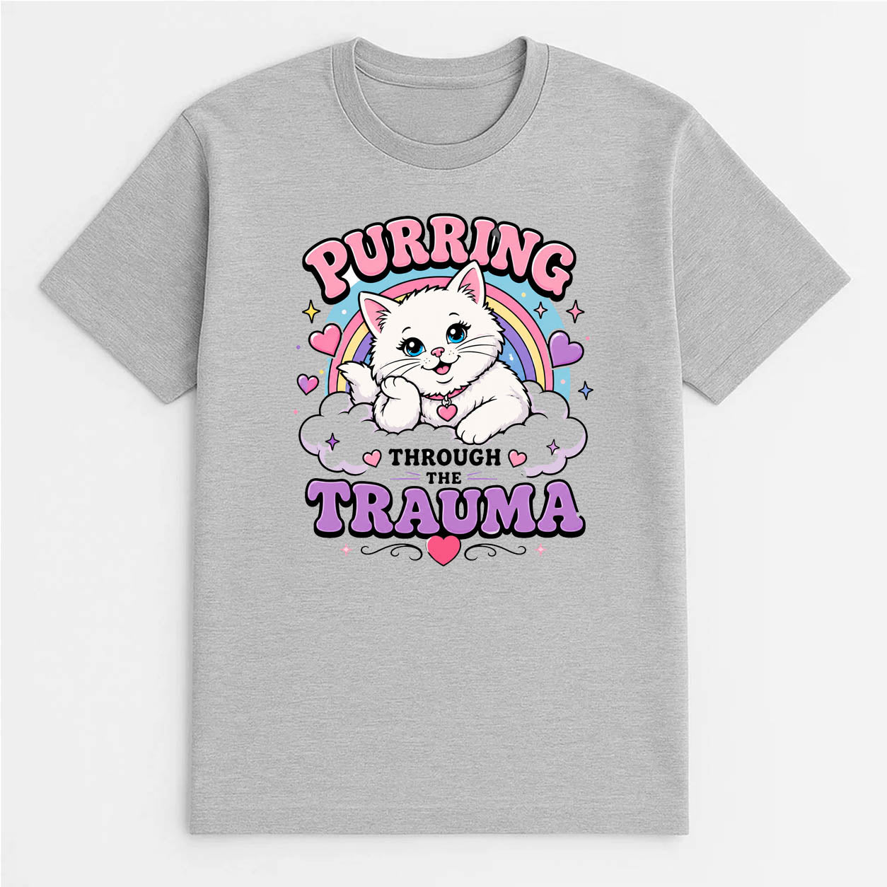 Unisex | Purring Through Trauma | Tee