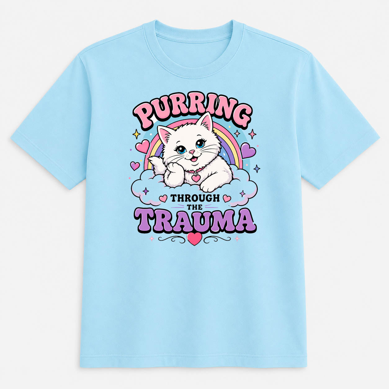 Unisex | Purring Through Trauma | Tee
