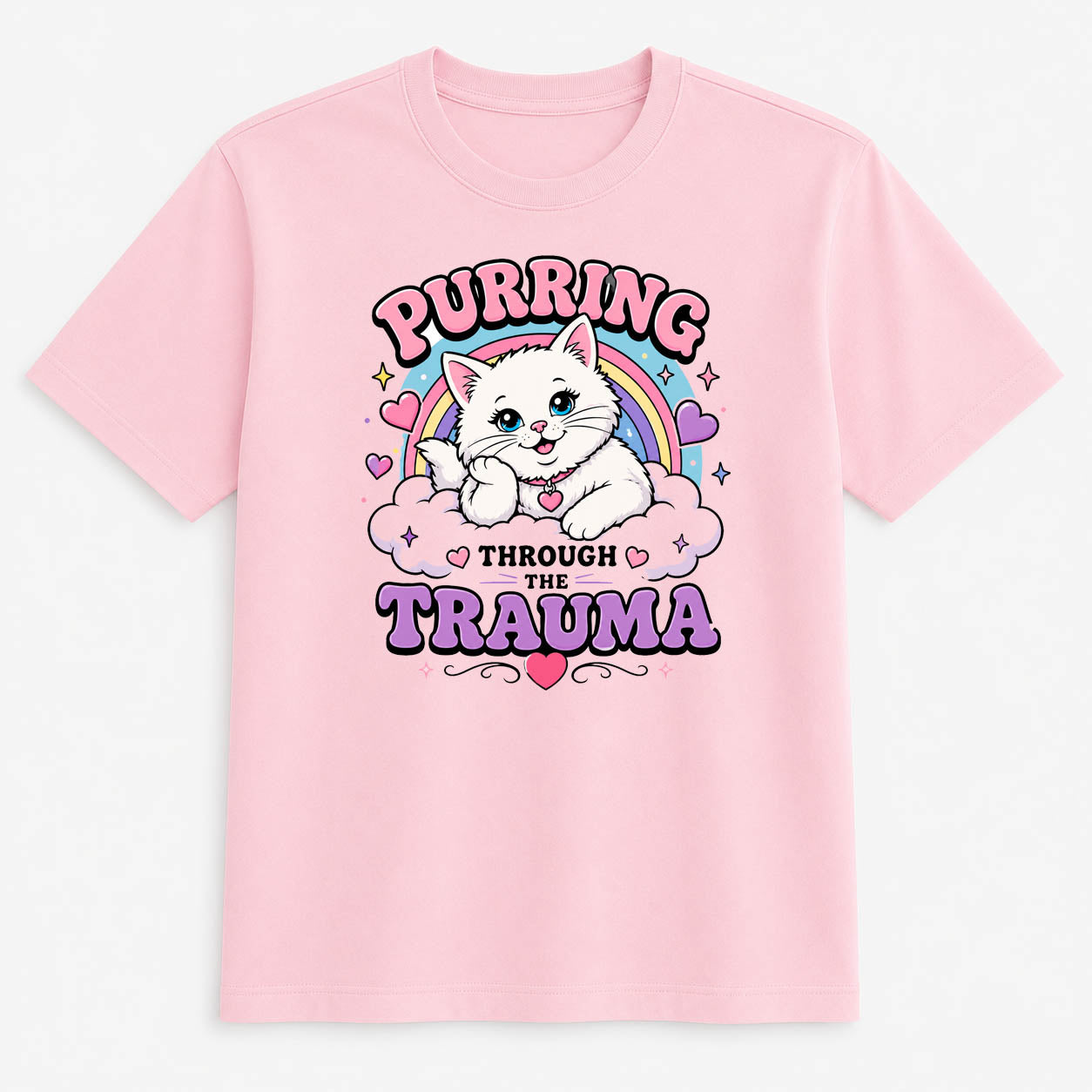 Unisex | Purring Through Trauma | Tee