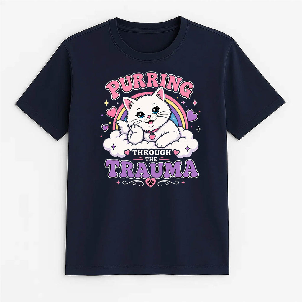 Unisex | Purring Through The Trauma | Tee