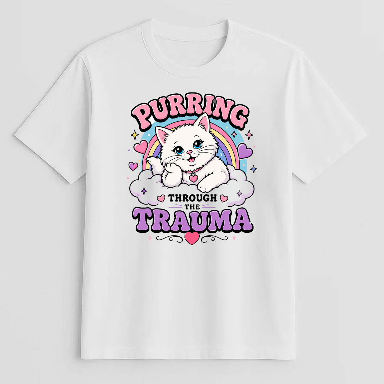 Unisex | Purring Through Trauma | Tee