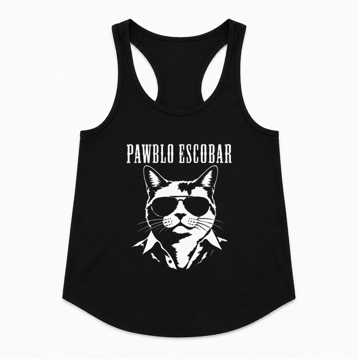 Women's | Pawblo Escobar | Racerback Tank