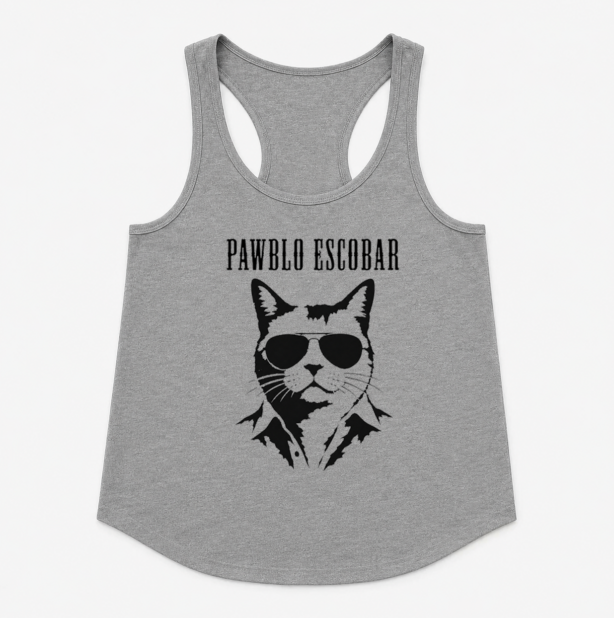 Women's | Pawblo Escobar | Racerback Tank