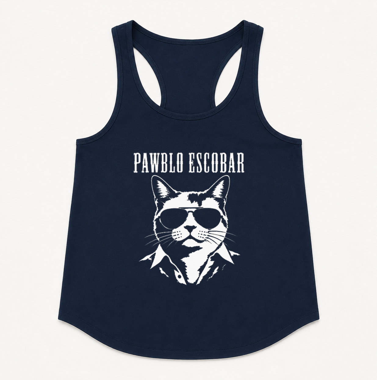 Women's | Pawblo Escobar | Racerback Tank