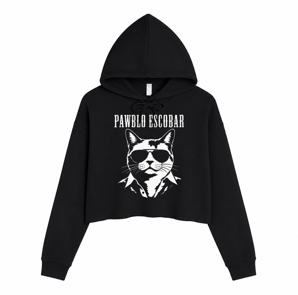 Women's | Pawblo Escobar | Crop Hoodie