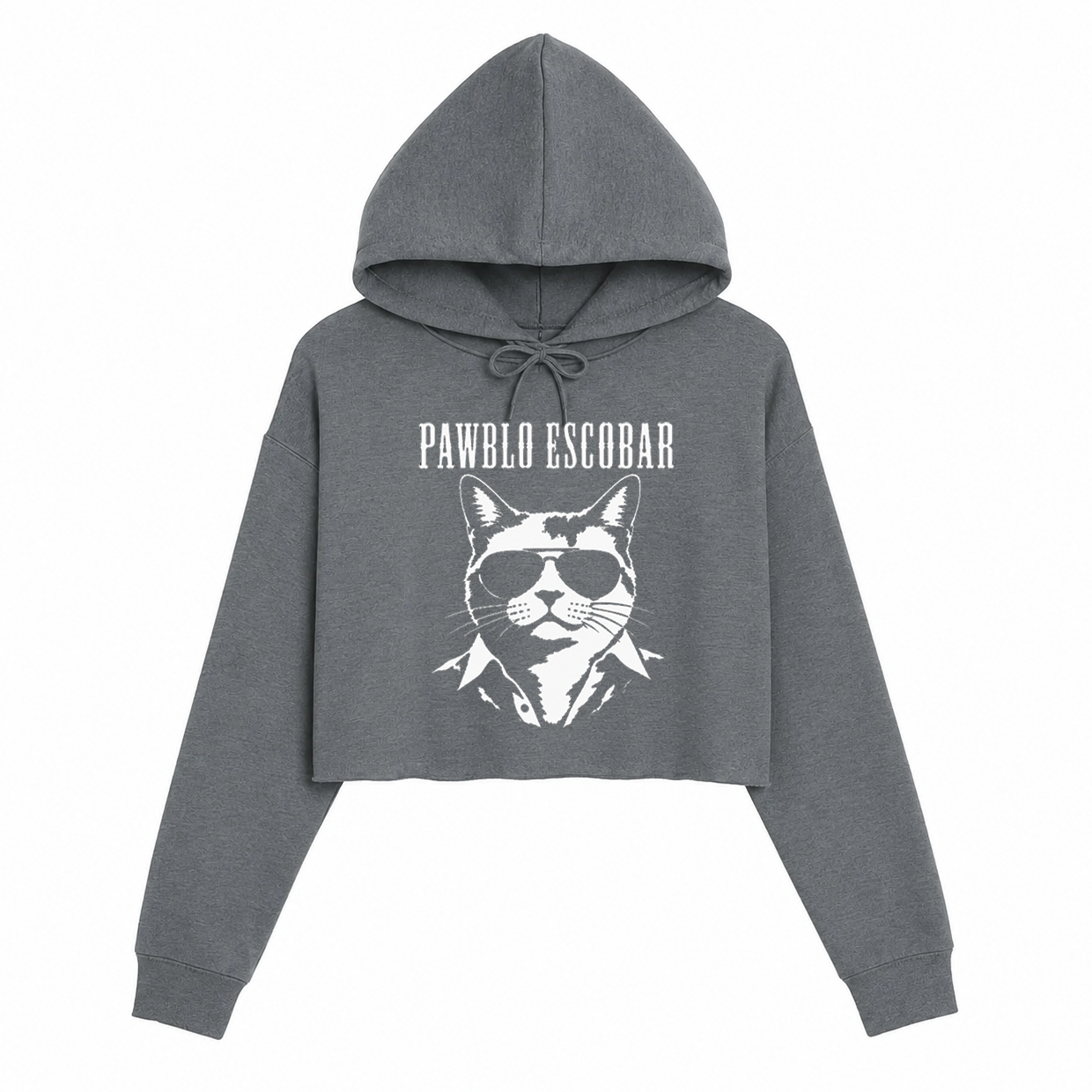 Women's | Pawblo Escobar | Crop Hoodie