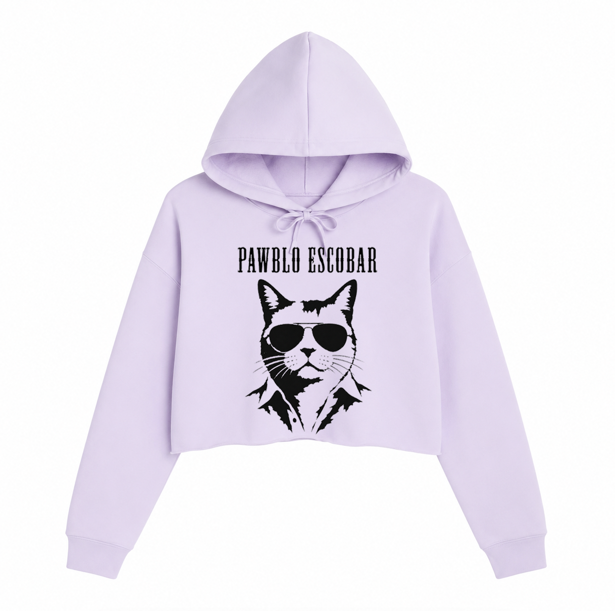Women's | Pawblo Escobar | Crop Hoodie