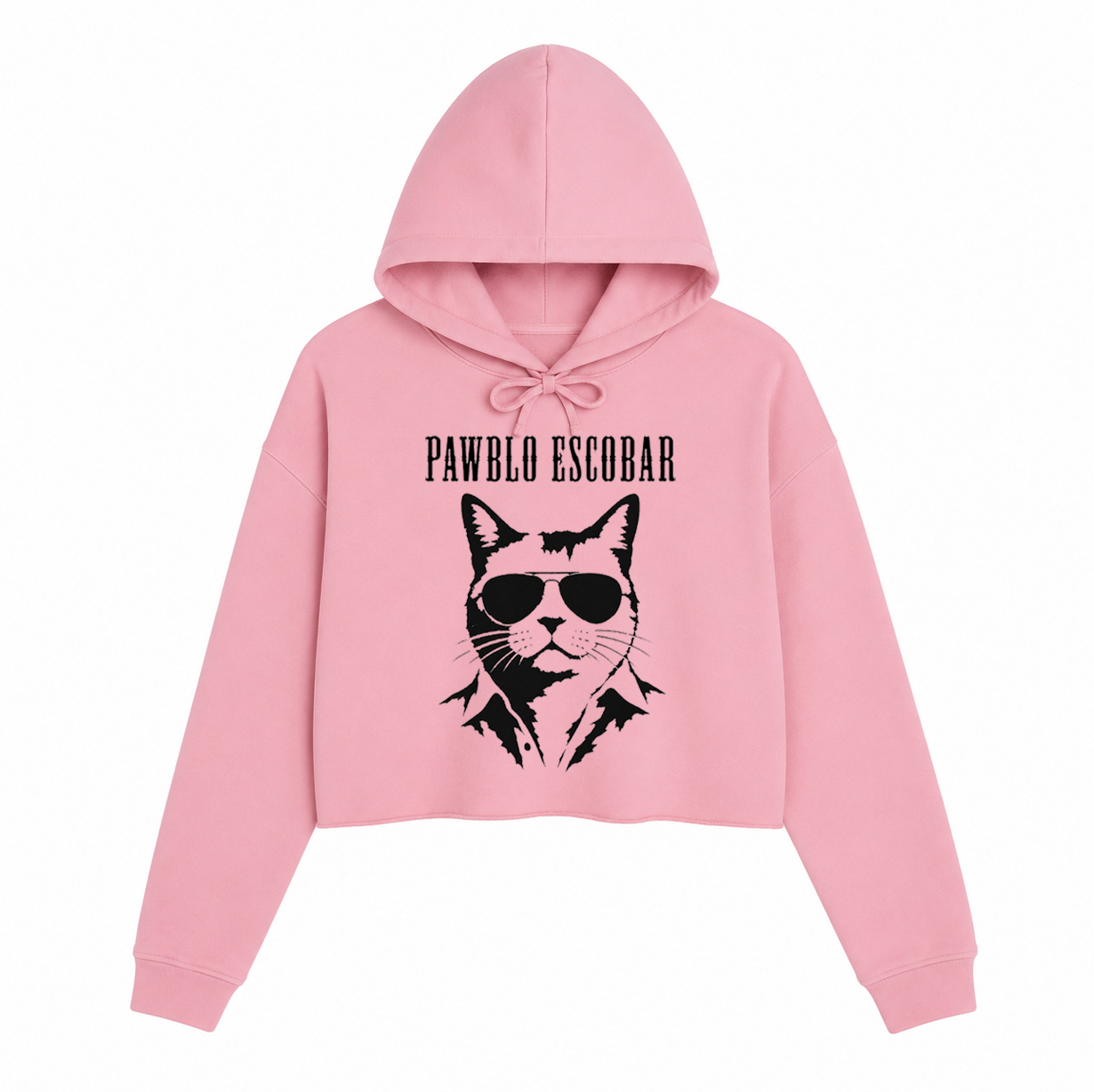 Women's | Pawblo Escobar | Crop Hoodie