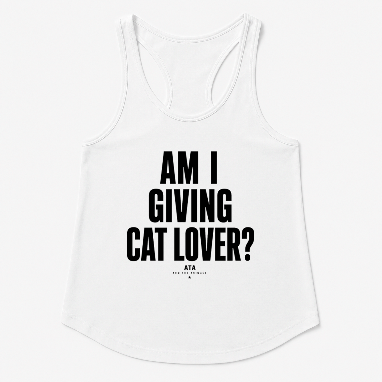Women's | Giving Cat Lover | Racerback Tank