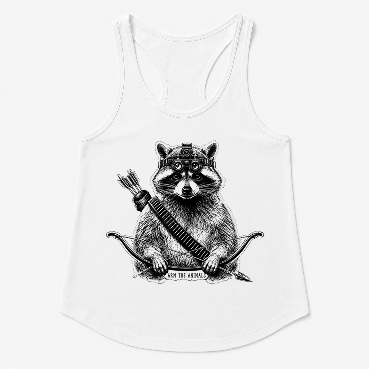 Women's | Recon Raccoon | Racerback Tank