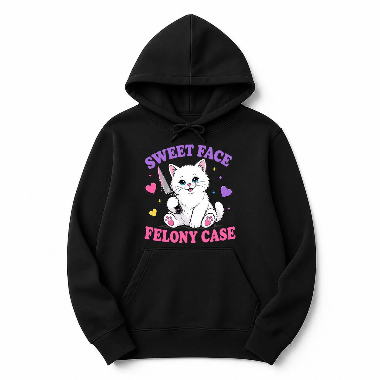 Unisex | Sweet Face Felony Case | Pullover Hoodie