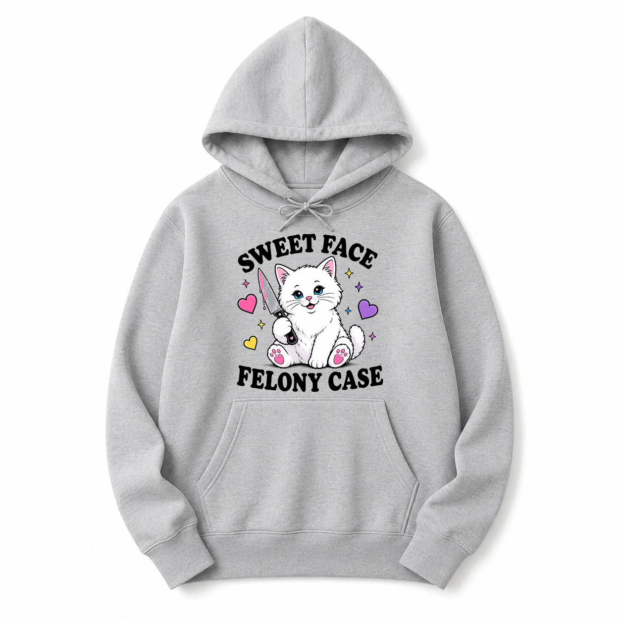 Unisex | Sweet Face Felony Case | Pullover Hoodie