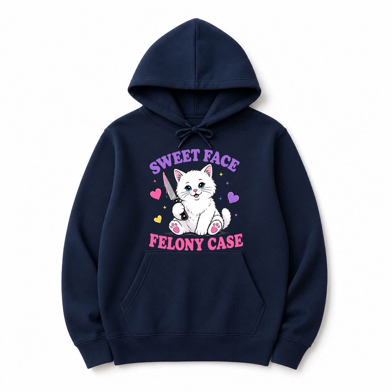 Unisex | Sweet Face Felony Case | Pullover Hoodie