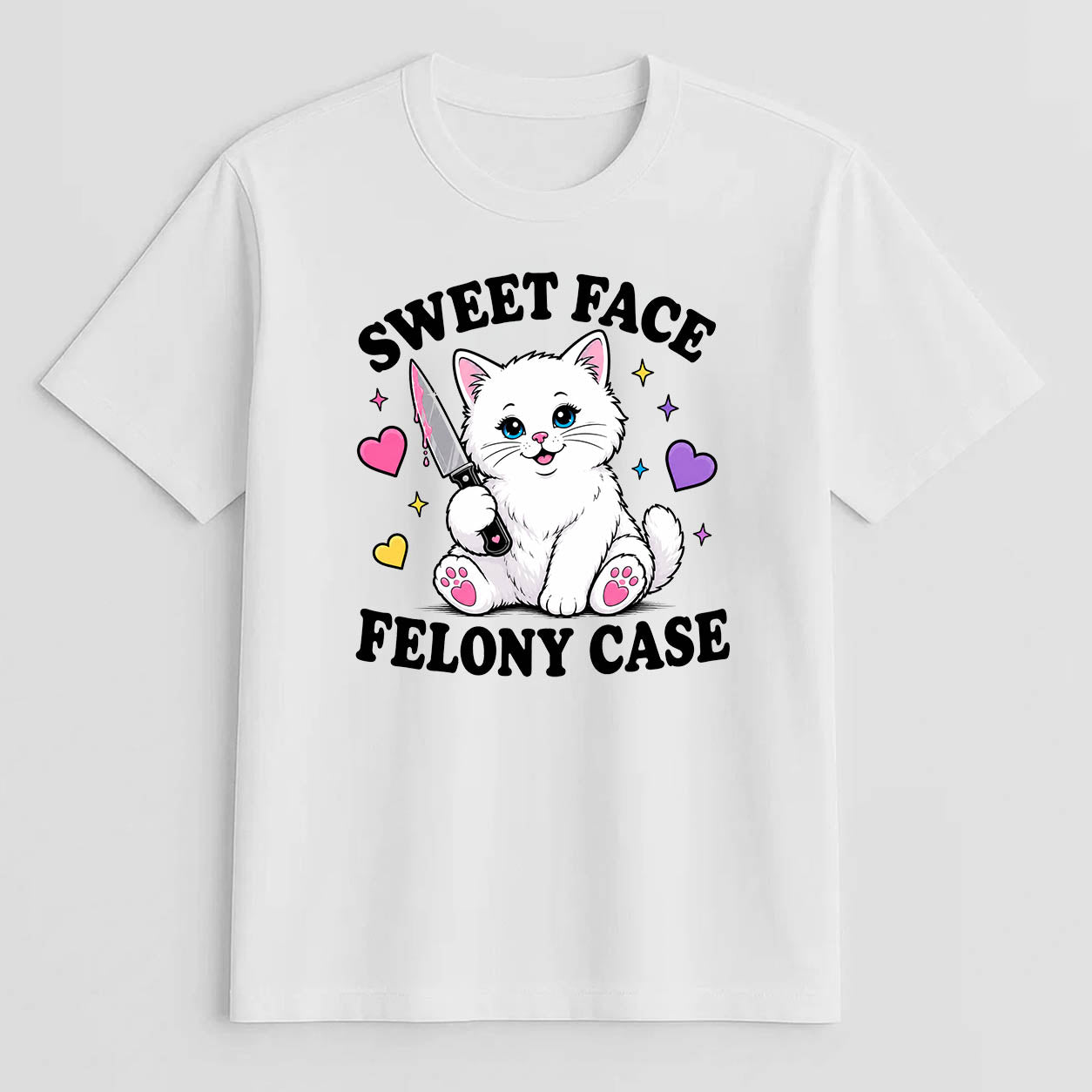 Unisex | Sweet Face Felony Case | Tee