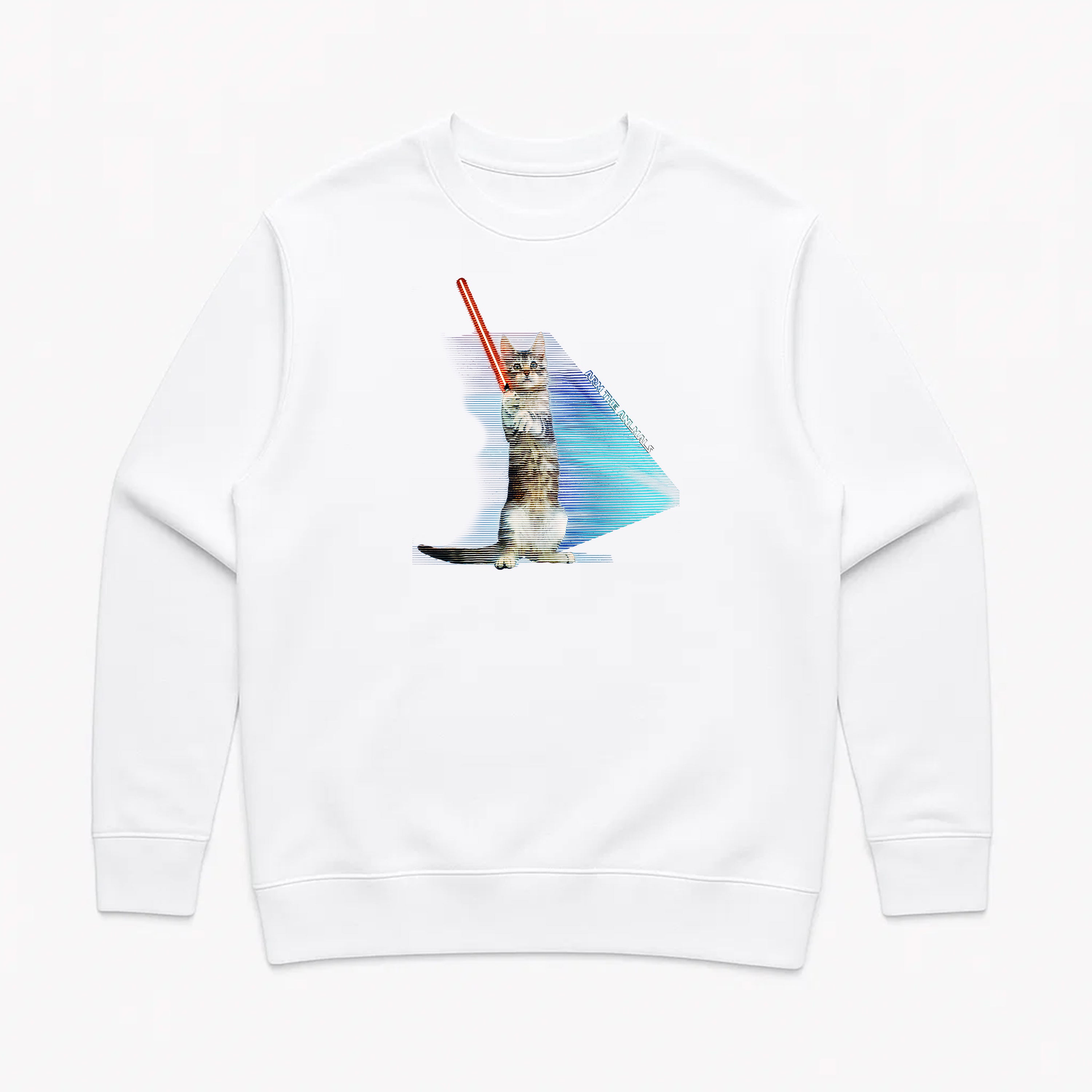 Unisex | Hologram Battle Cat | Crewneck Sweatshirt