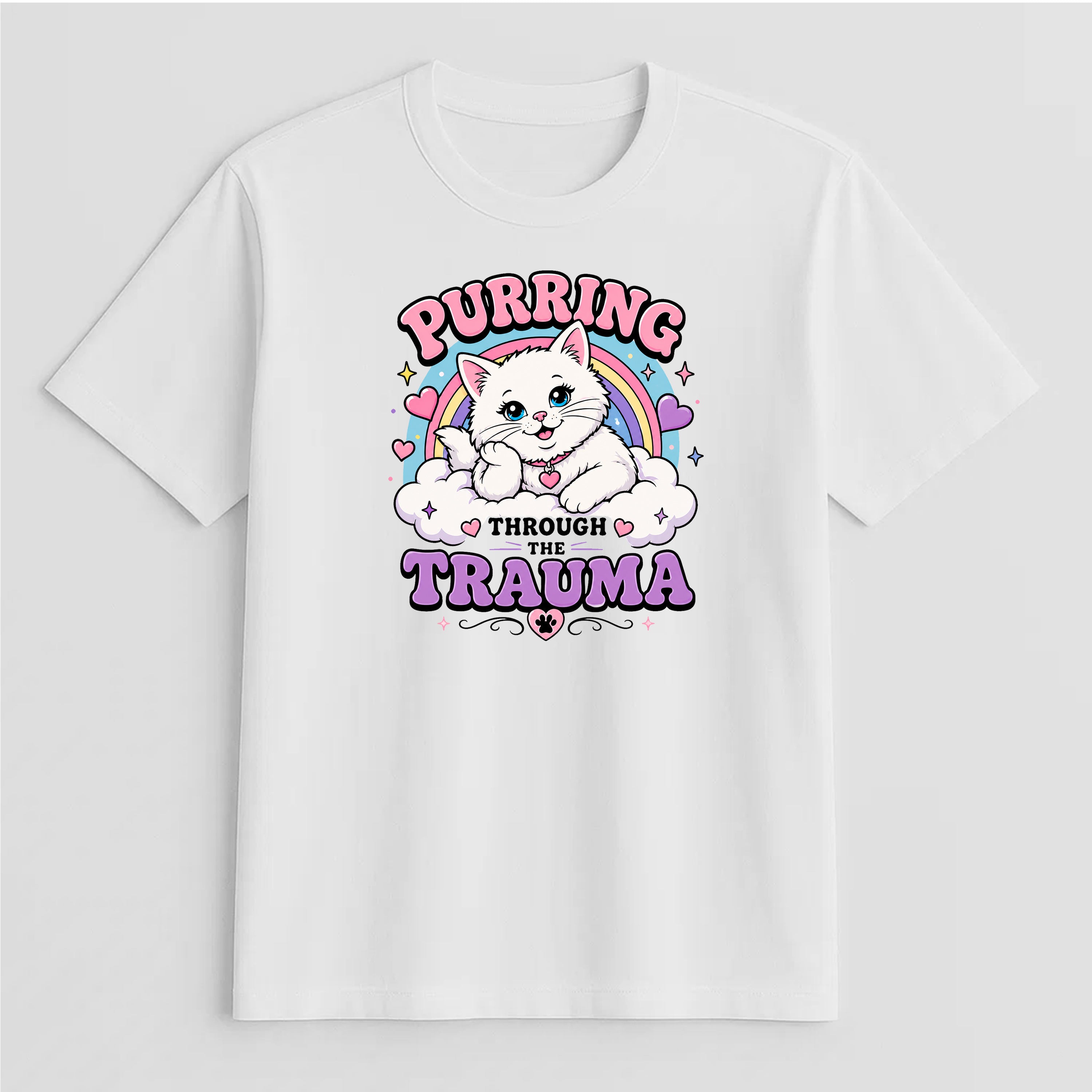 Unisex | Purring Through Trauma | Tee