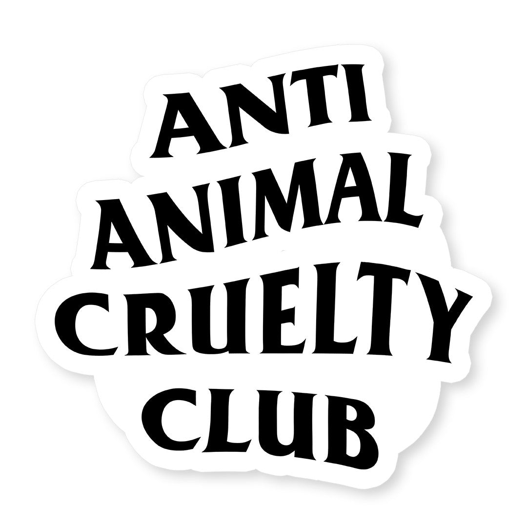 Accessory | Anti Animal Cruelty Club | Sticker