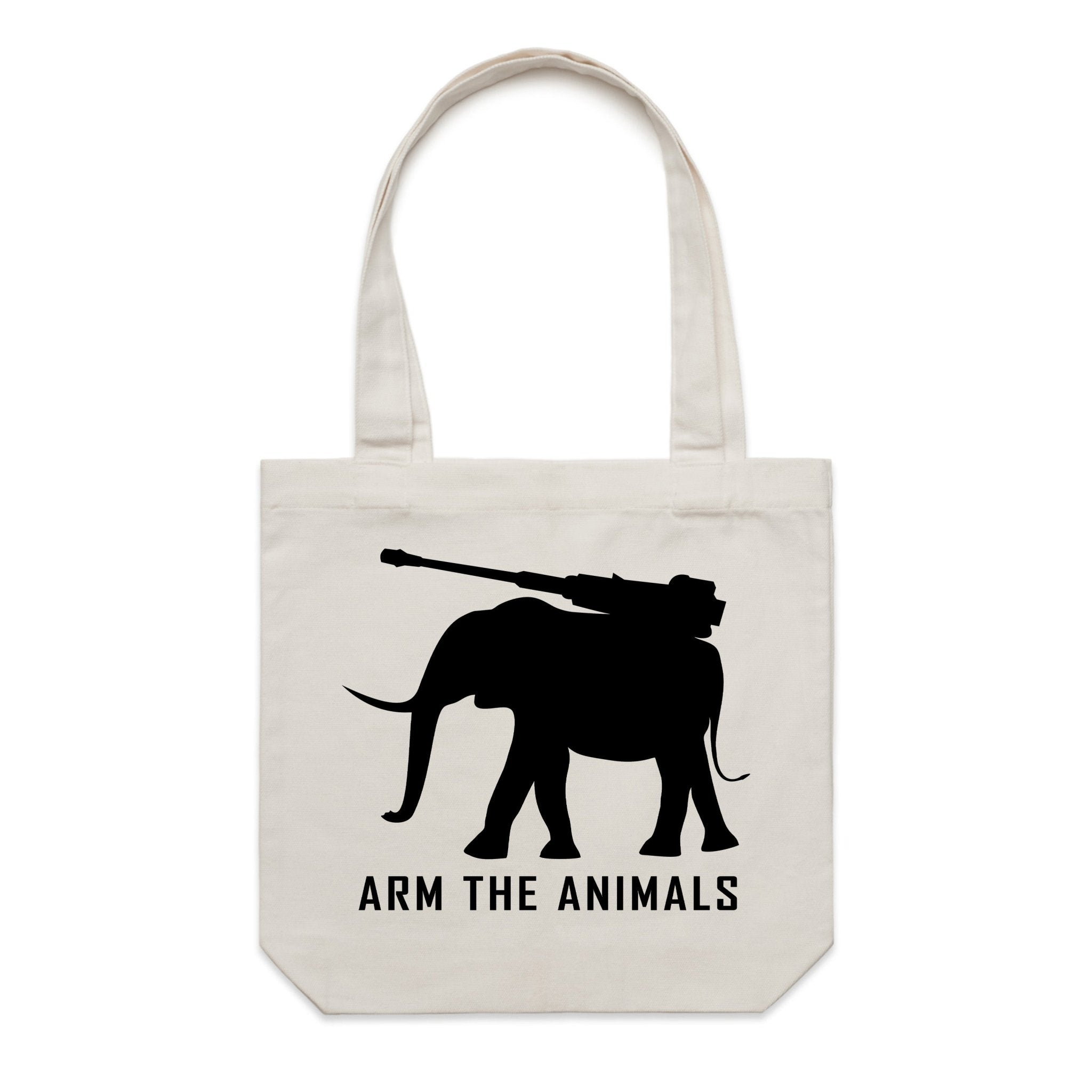 Accessory | Iron Tusk | Canvas Tote - Arm The Animals Clothing LLC