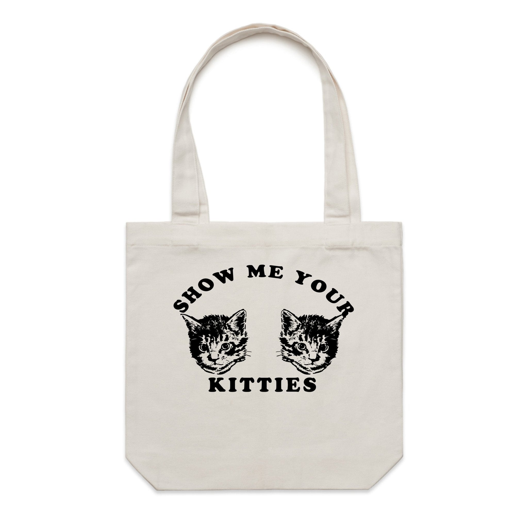 Accessory | My Kitties | Canvas Tote - Arm The Animals Clothing LLC