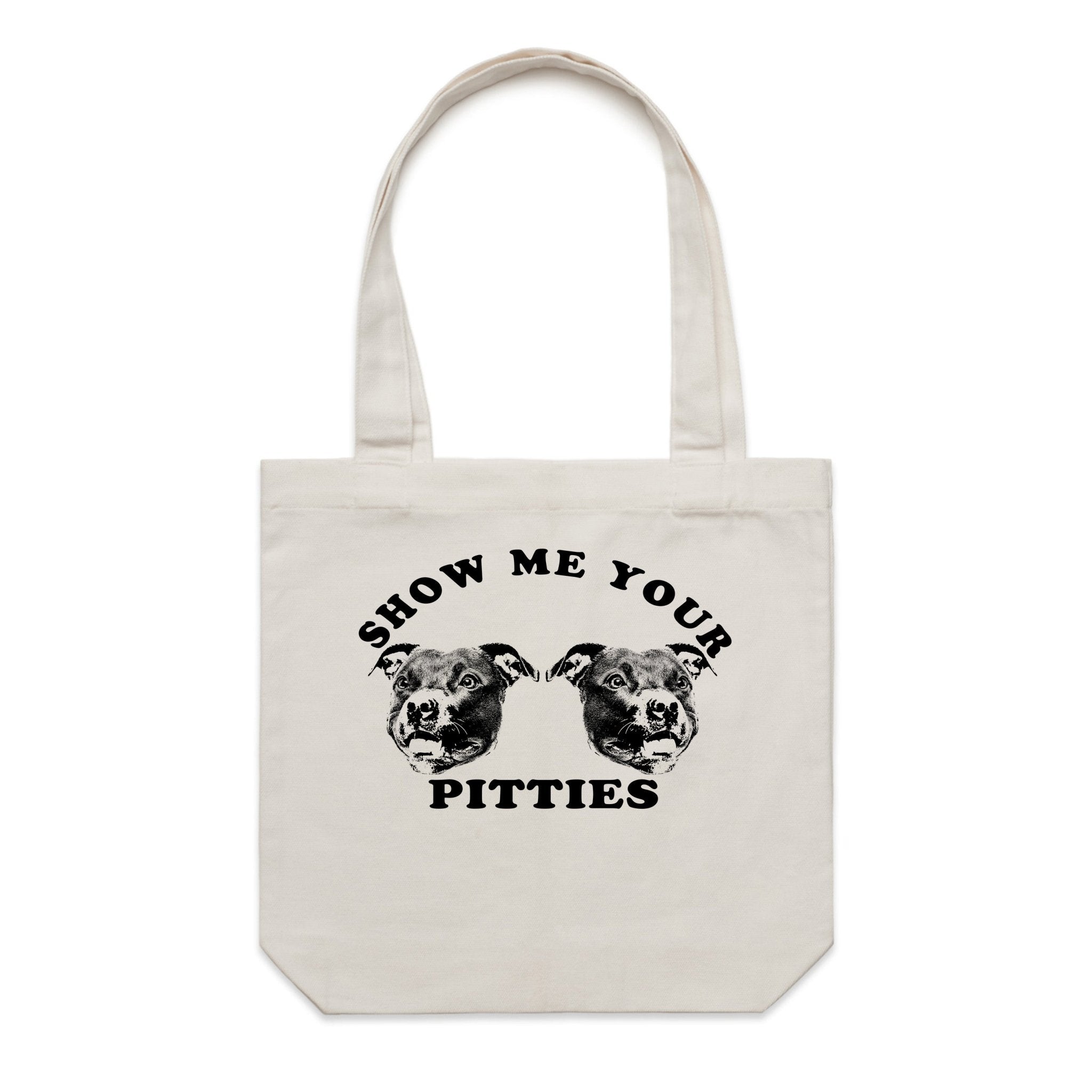 Accessory | My Pitties | Canvas Tote - Arm The Animals Clothing LLC