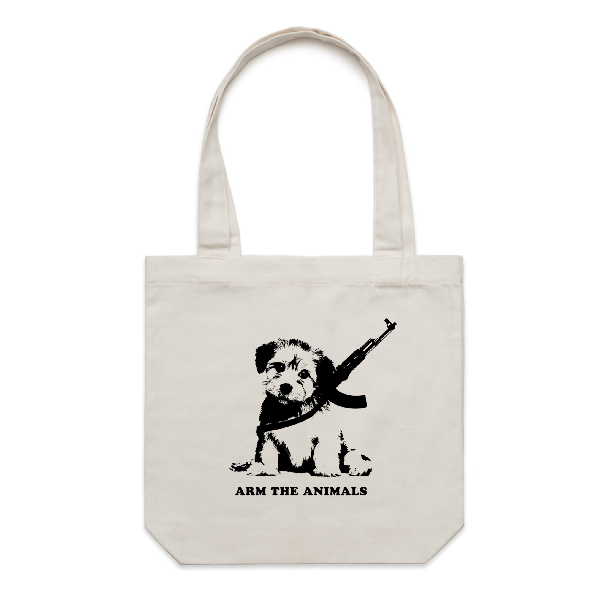 Accessory | Puppy Power | Canvas Tote - Arm The Animals Clothing LLC